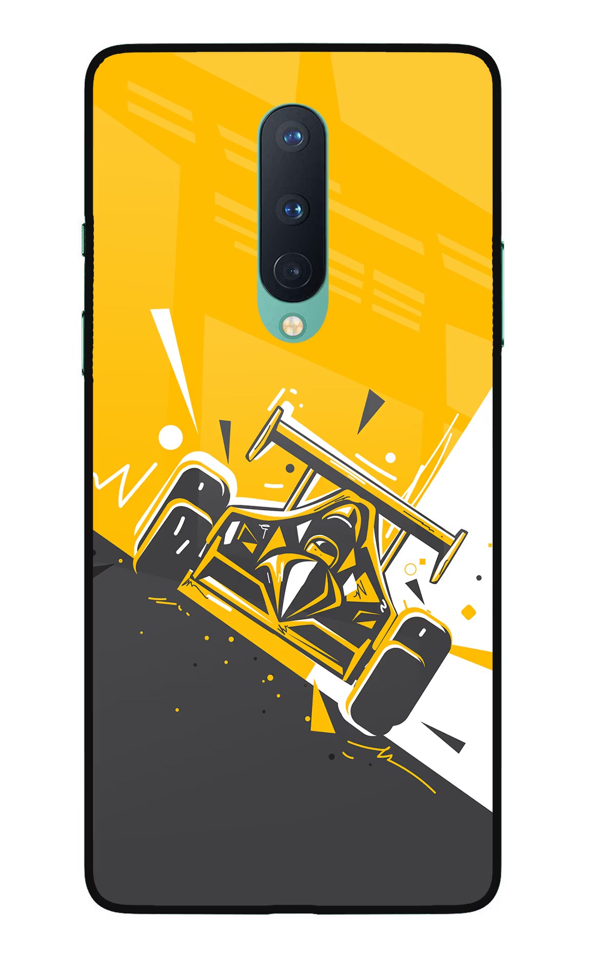 Track King Oneplus 8 Glass Case - Track King Oneplus 8 Glass Case Track King Oneplus 8 Glass Case