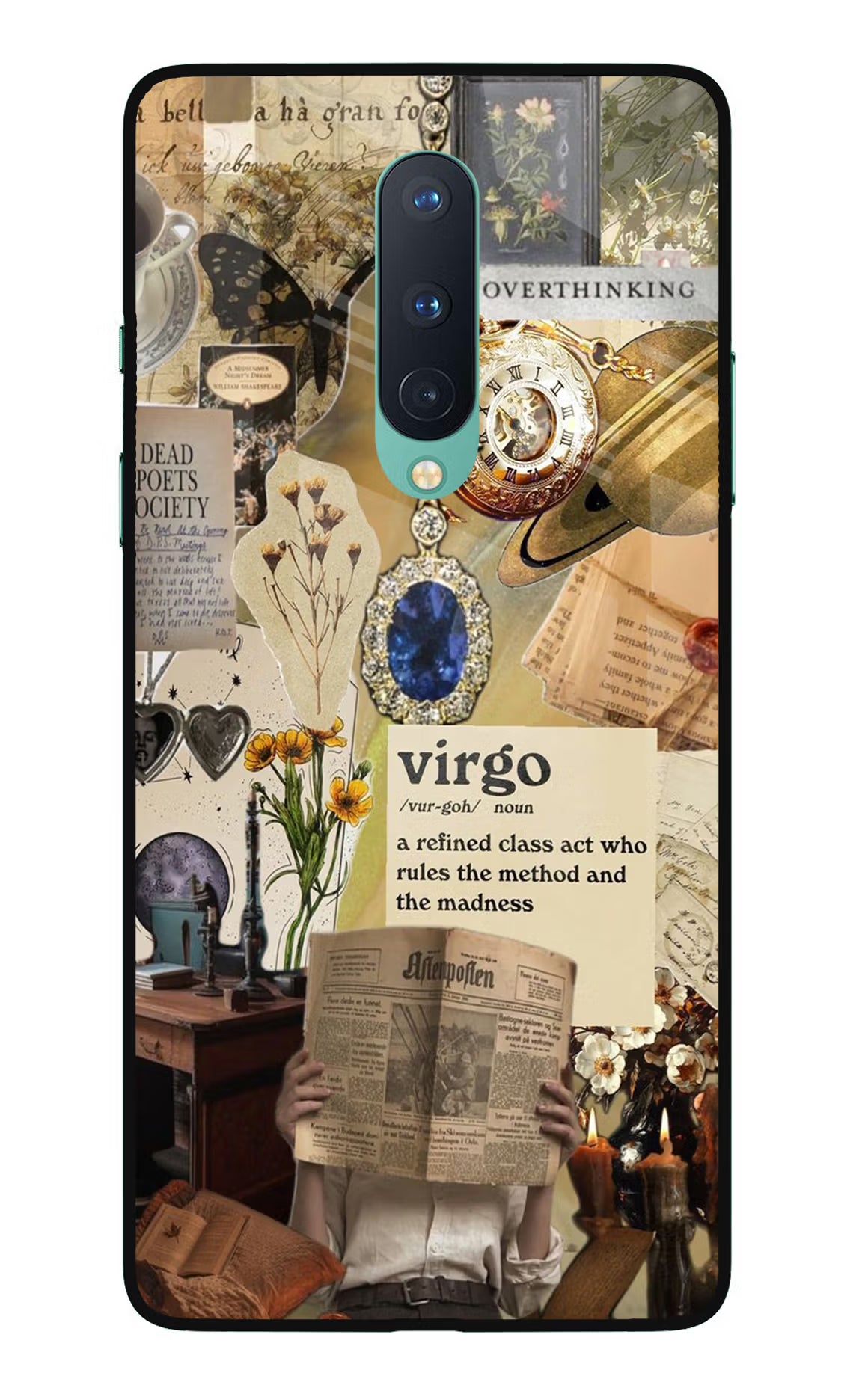 Virgo Zodiac Oneplus 8 Glass Case - Virgo Zodiac Oneplus 8 Glass Case Virgo Zodiac Oneplus 8 Glass Case