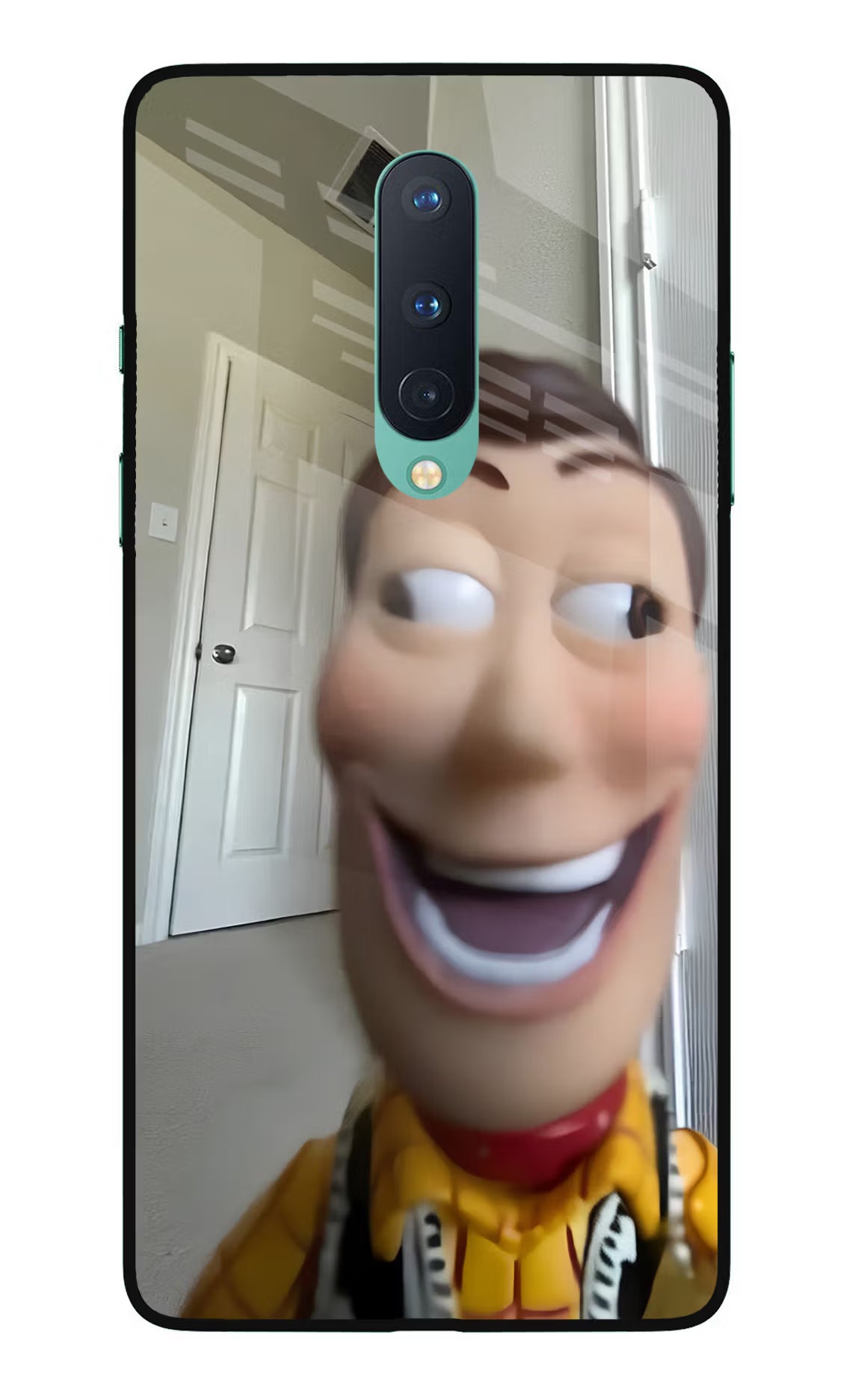 Side Eye Woody Oneplus 8 Glass Case - Side Eye Woody Oneplus 8 Glass Case Side Eye Woody Oneplus 8 Glass Case