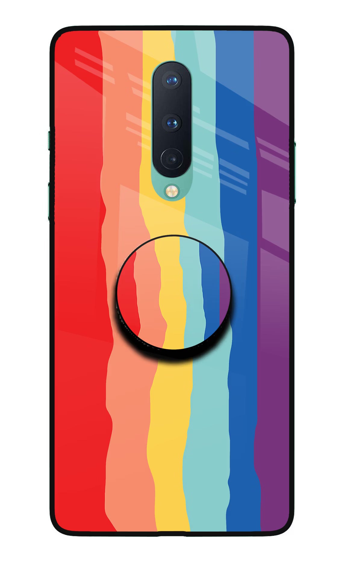 Rainbow Oneplus 8 Glass Case - Rainbow Oneplus 8 Glass Case Rainbow Oneplus 8 Glass Case