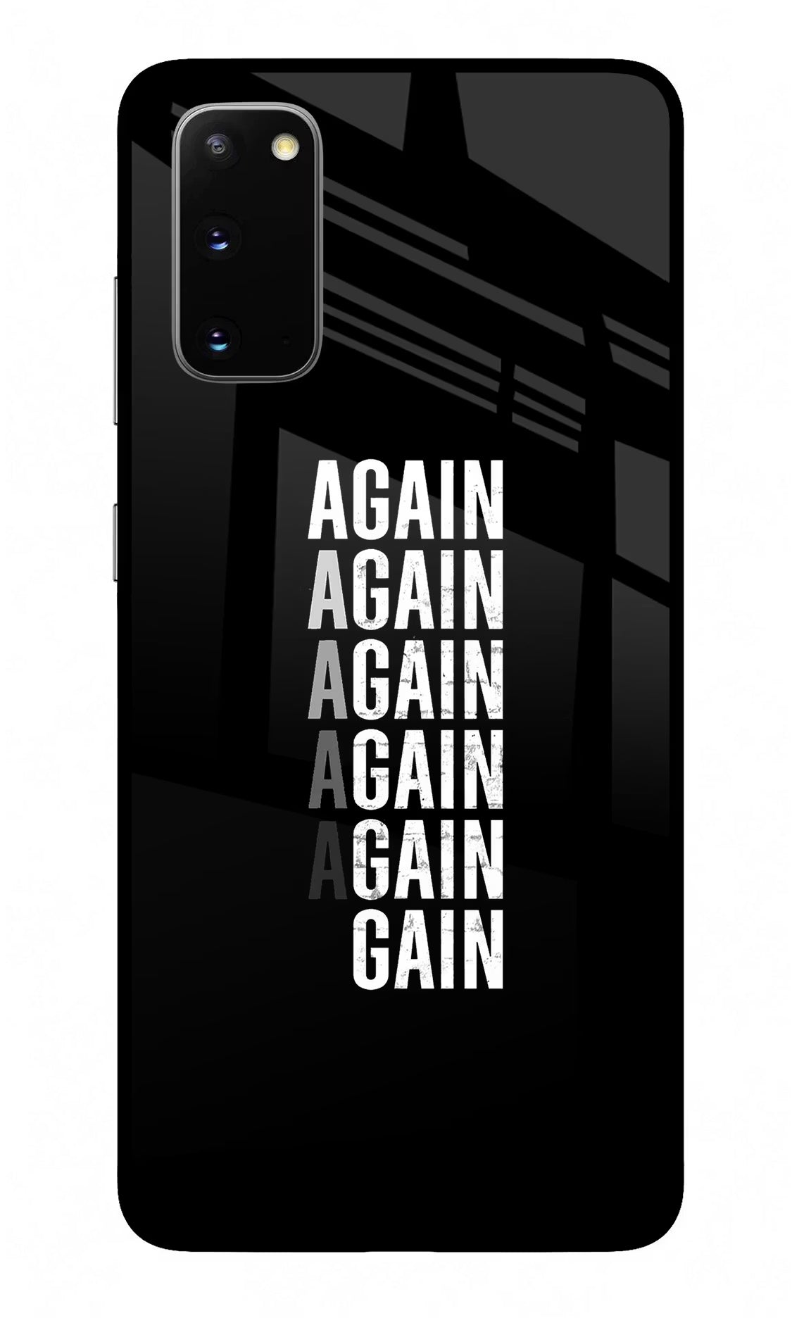 Again Again Gain Samsung S20 Glass Case - Again Again Gain Samsung S20 Glass Case Again Again Gain Samsung S20 Glass Case