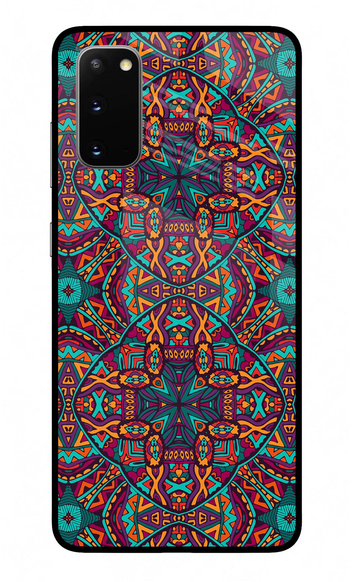 Colour Mandala Samsung S20 Glass Case - Colour Mandala Samsung S20 Glass Case Colour Mandala Samsung S20 Glass Case