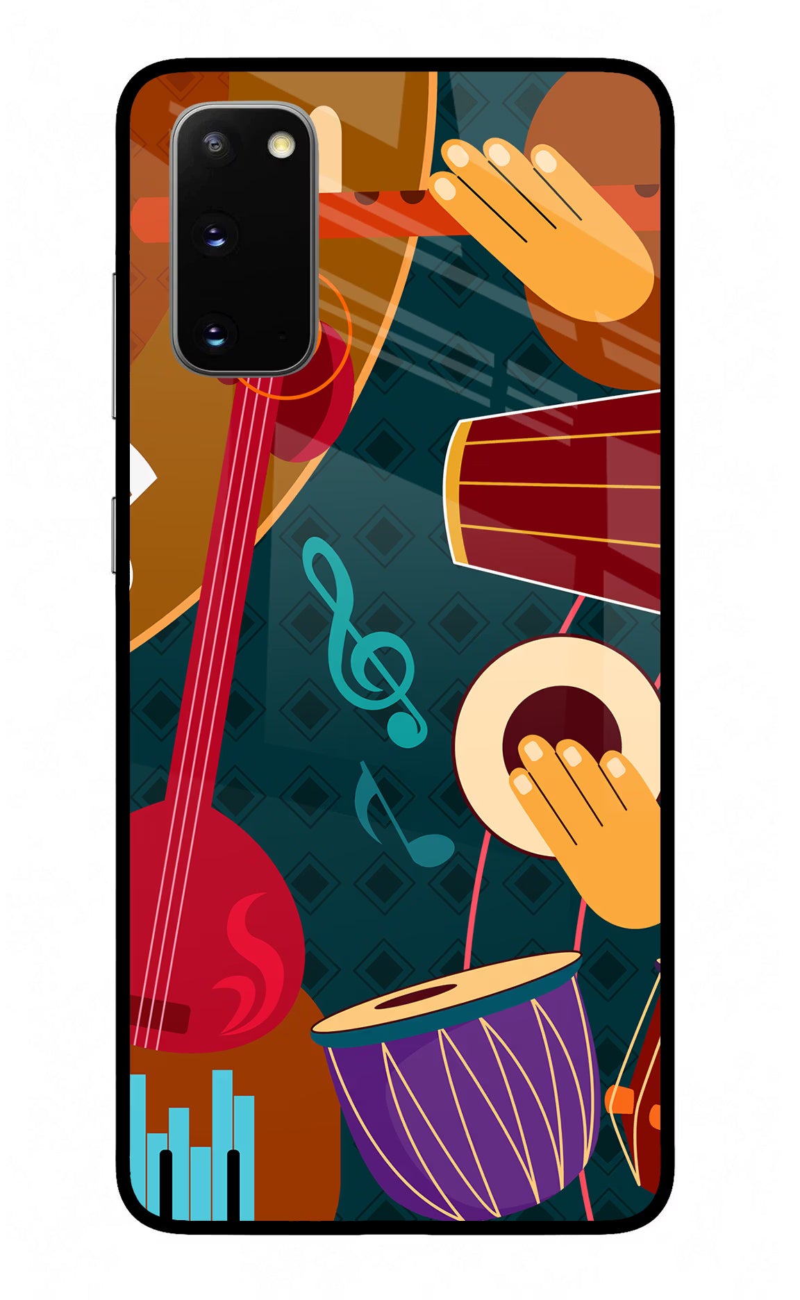 Music Instrument Samsung S20 Glass Case - Music Instrument Samsung S20 Glass Case Music Instrument Samsung S20 Glass Case