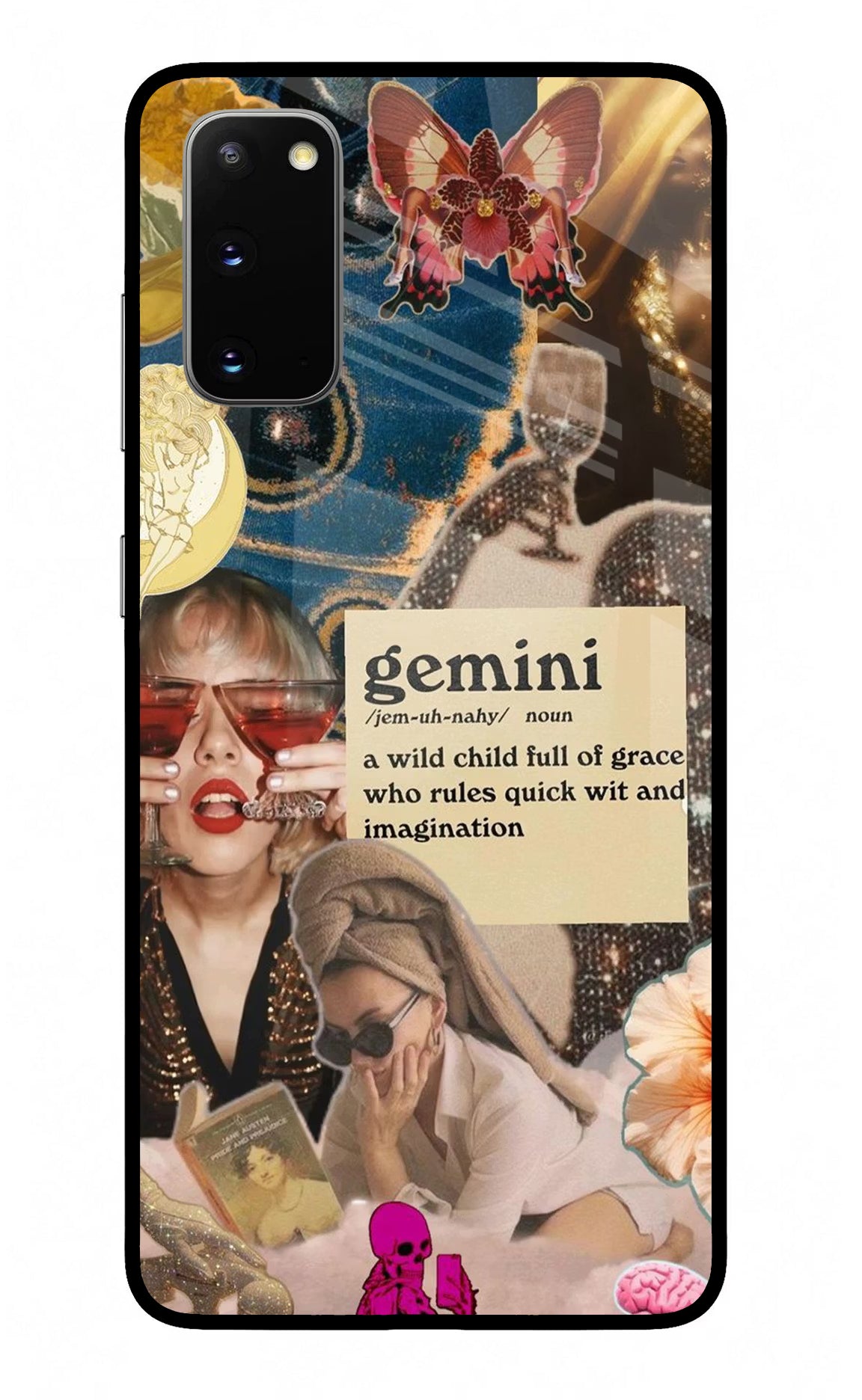 Gemini Zodiac Samsung S20 Glass Case - Gemini Zodiac Samsung S20 Glass Case Gemini Zodiac Samsung S20 Glass Case