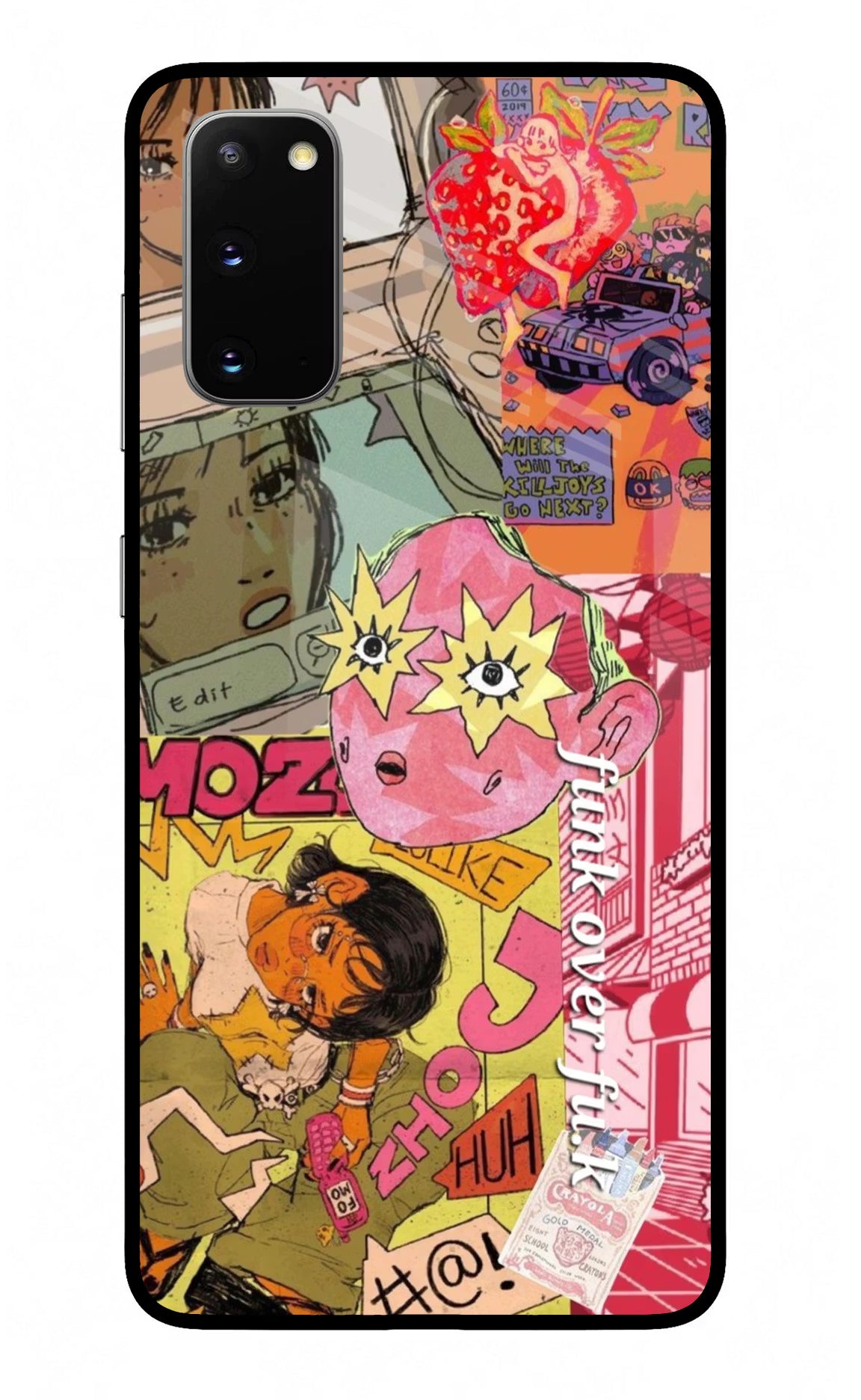 Funkover Samsung S20 Glass Case - Funkover Samsung S20 Glass Case Funkover Samsung S20 Glass Case