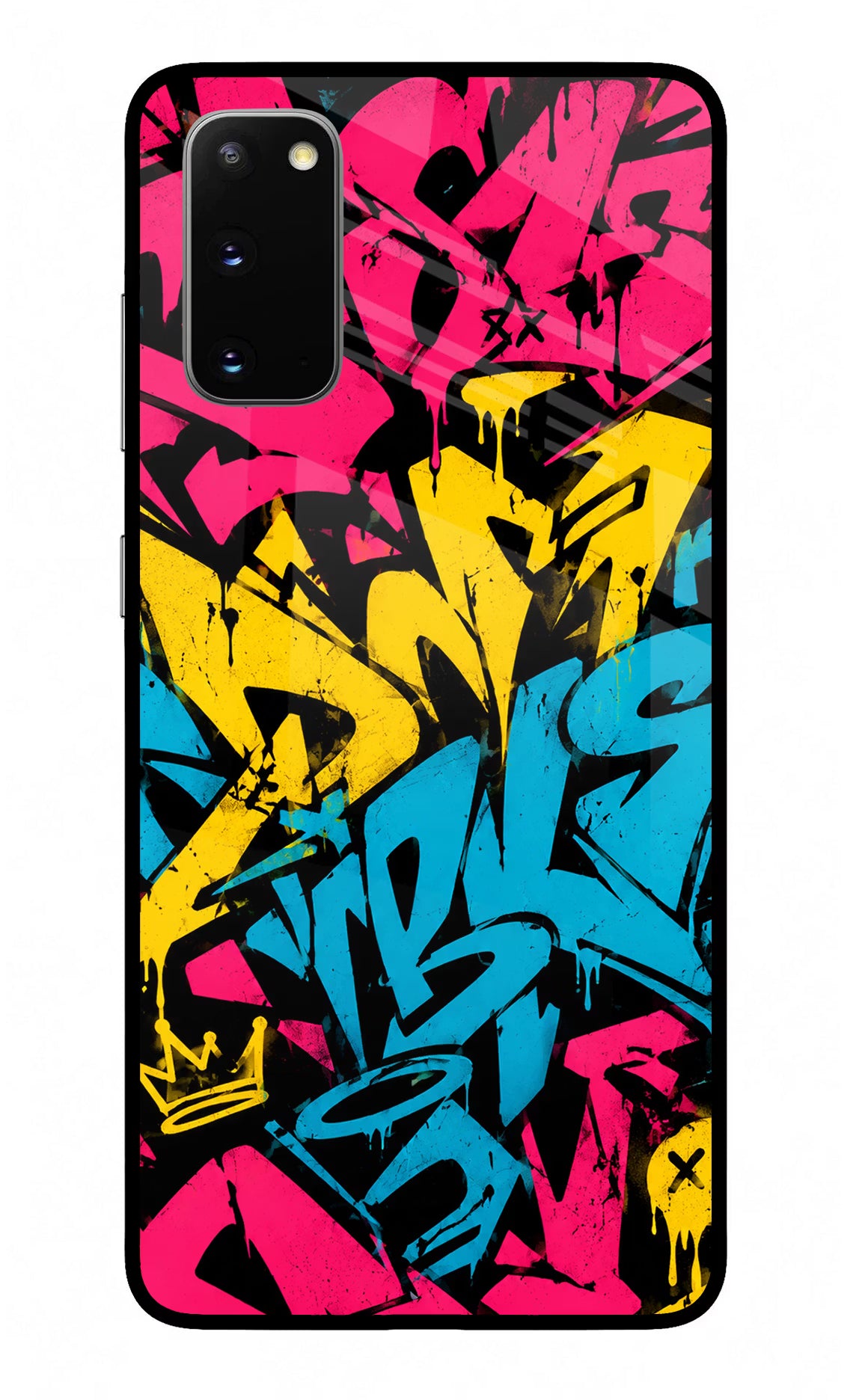 Graffiti Vibe Samsung S20 Glass Case - Graffiti Vibe Samsung S20 Glass Case Graffiti Vibe Samsung S20 Glass Case