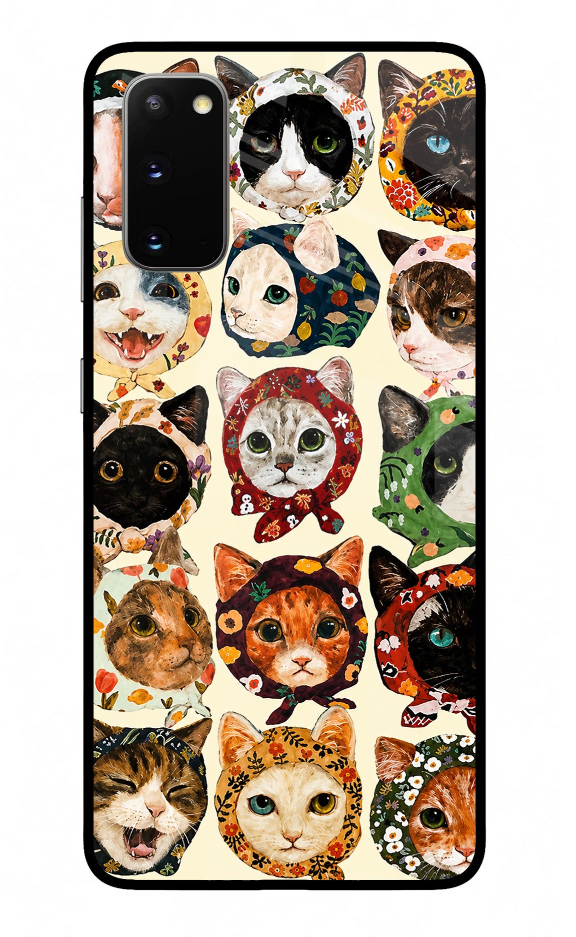 Cool Cat Samsung S20 Glass Case - Cool Cat Samsung S20 Glass Case Cool Cat Samsung S20 Glass Case
