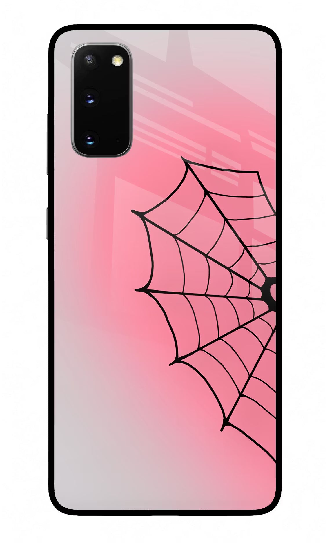 Pink Web Samsung S20 Glass Case - Pink Web Samsung S20 Glass Case Pink Web Samsung S20 Glass Case