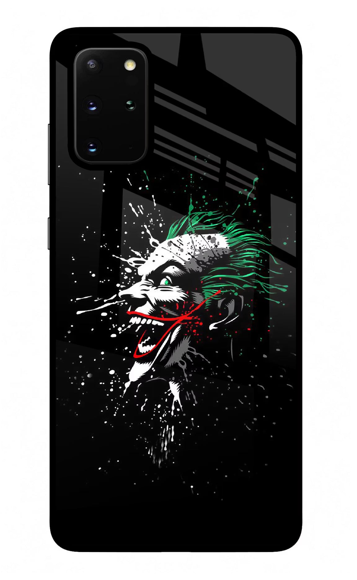 Joker Samsung S20 Plus Back Cover - Joker Samsung S20 Plus Glass Case Back Cover by Casekaro Joker Samsung S20 Plus Glass Case Back Cover by Casekaro