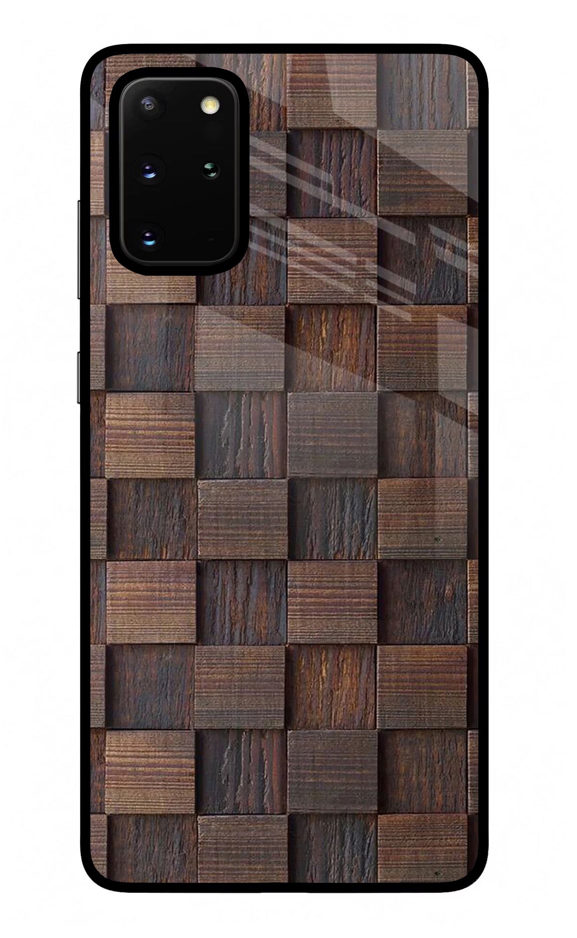 Wooden Cube Design Samsung S20 Plus Glass Case - Wooden Cube Design Samsung S20 Plus Glass Case Wooden Cube Design Samsung S20 Plus Glass Case