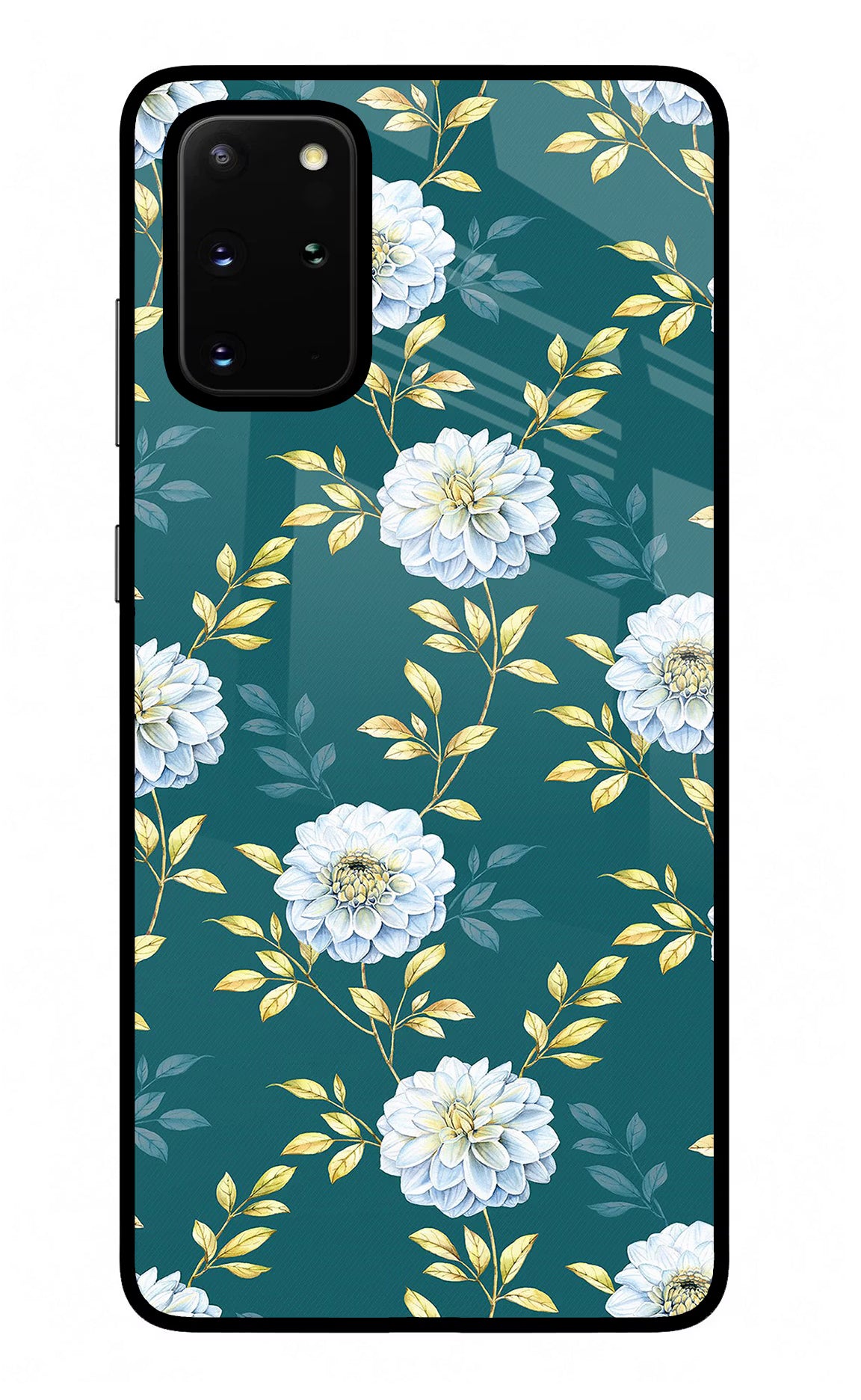 Flowers Samsung S20 Plus Glass Case - Flowers Samsung S20 Plus Glass Case Flowers Samsung S20 Plus Glass Case