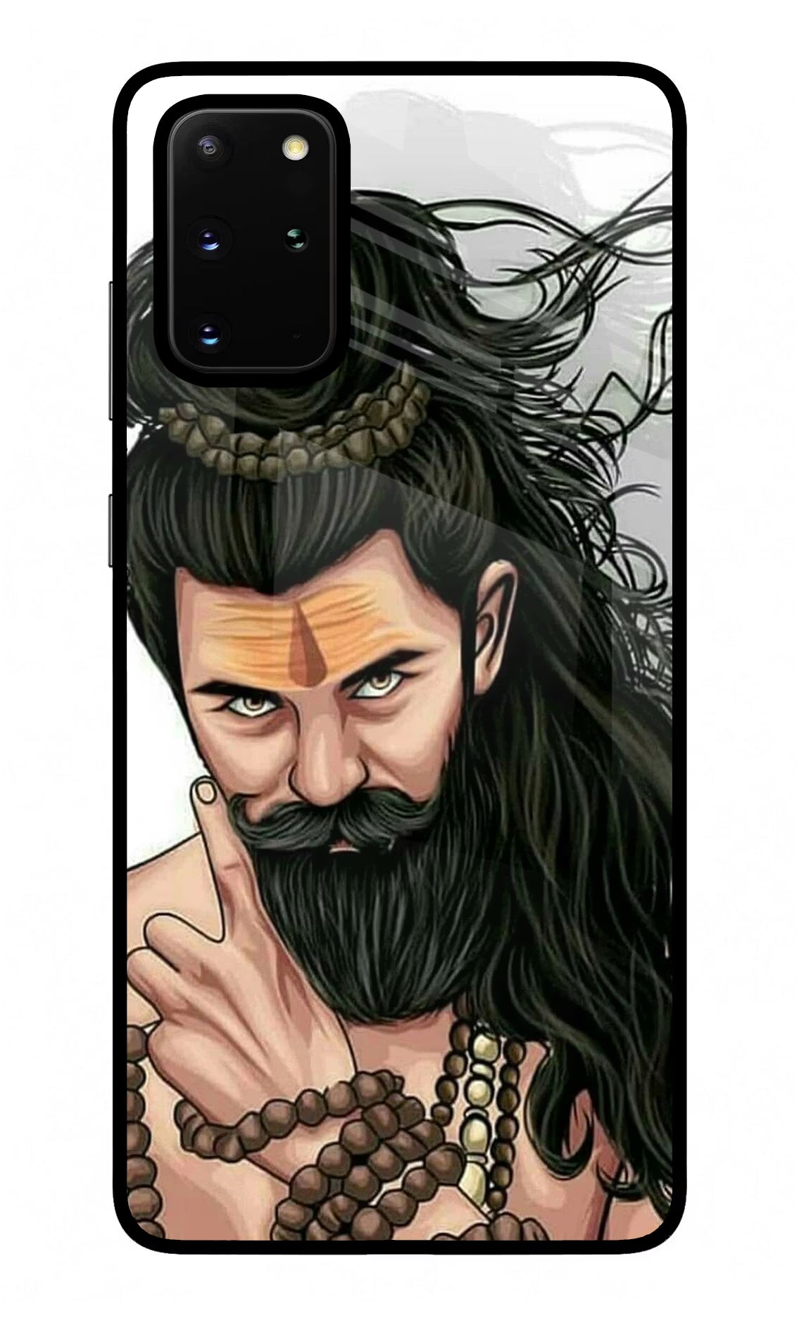 Mahadev Samsung S20 Plus Back Cover - Mahadev Samsung S20 Plus Glass Case Back Cover by Casekaro Mahadev Samsung S20 Plus Glass Case Back Cover by Casekaro