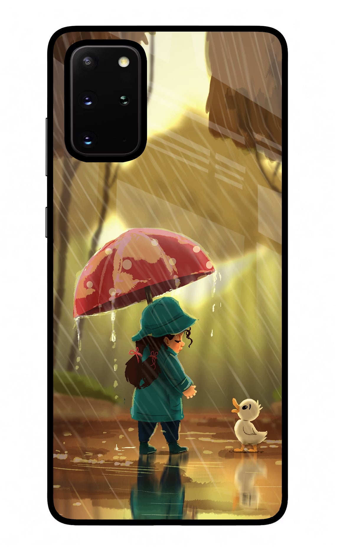 Rainy Day Samsung S20 Plus Back Cover - Rainy Day Samsung S20 Plus Glass Case Back Cover by Casekaro Rainy Day Samsung S20 Plus Glass Case Back Cover by Casekaro