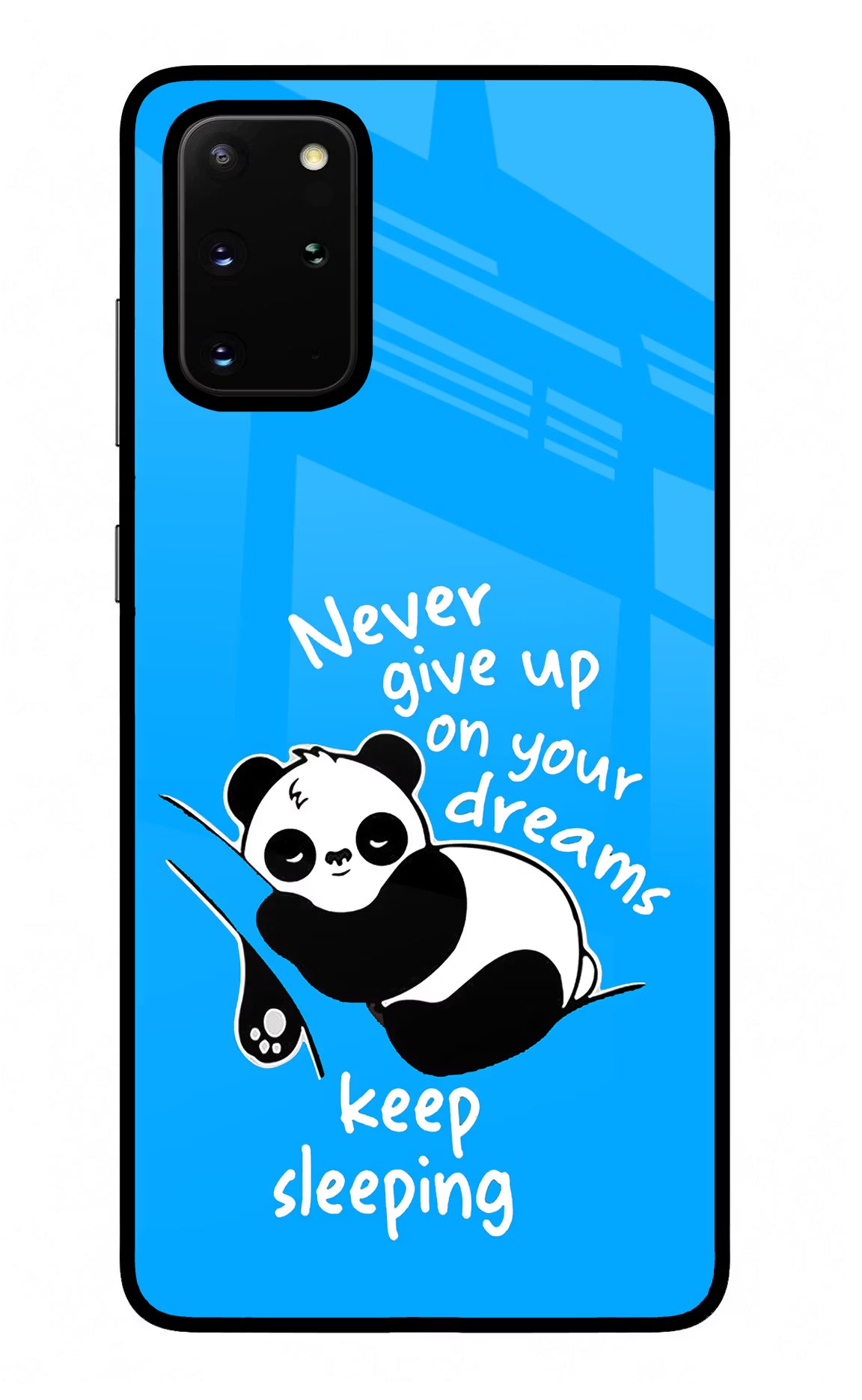 Keep Sleeping Samsung S20 Plus Back Cover - Keep Sleeping Samsung S20 Plus Glass Case Back Cover by Casekaro Keep Sleeping Samsung S20 Plus Glass Case Back Cover by Casekaro