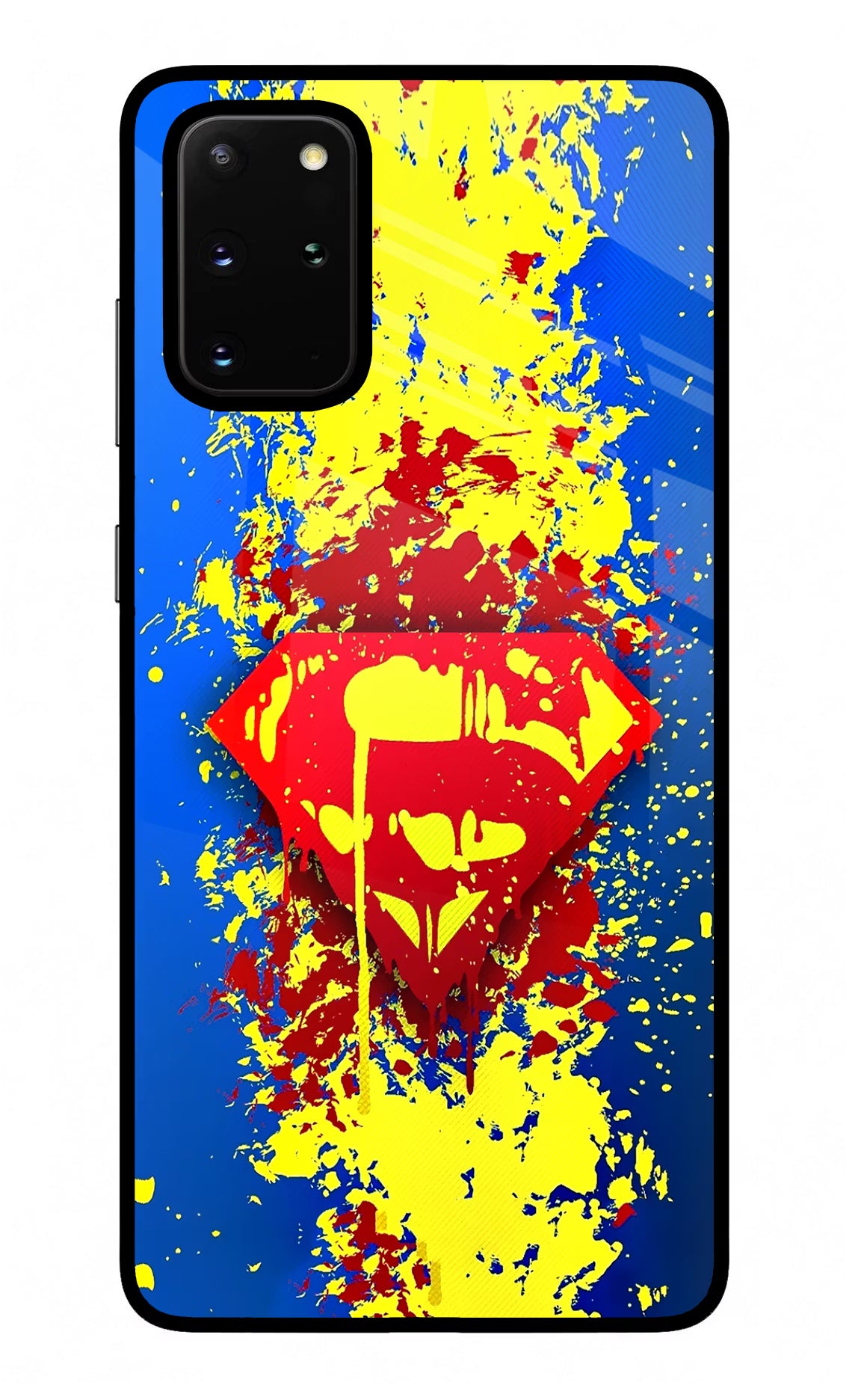 Superman logo Samsung S20 Plus Back Cover - Superman logo Samsung S20 Plus Glass Case Back Cover by Casekaro Superman logo Samsung S20 Plus Glass Case Back Cover by Casekaro