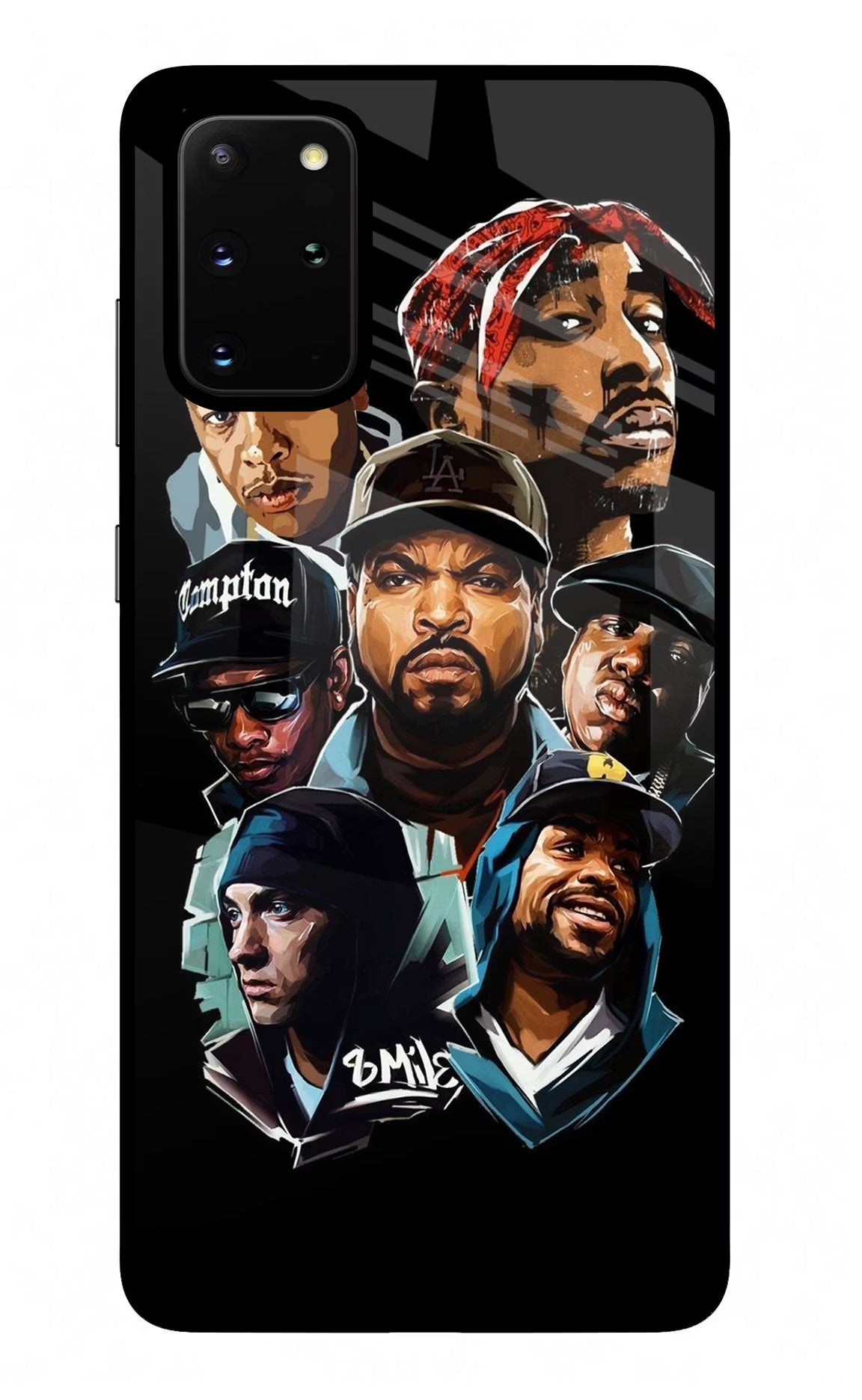 Rappers Samsung S20 Plus Glass Case - Rappers Samsung S20 Plus Glass Case Rappers Samsung S20 Plus Glass Case