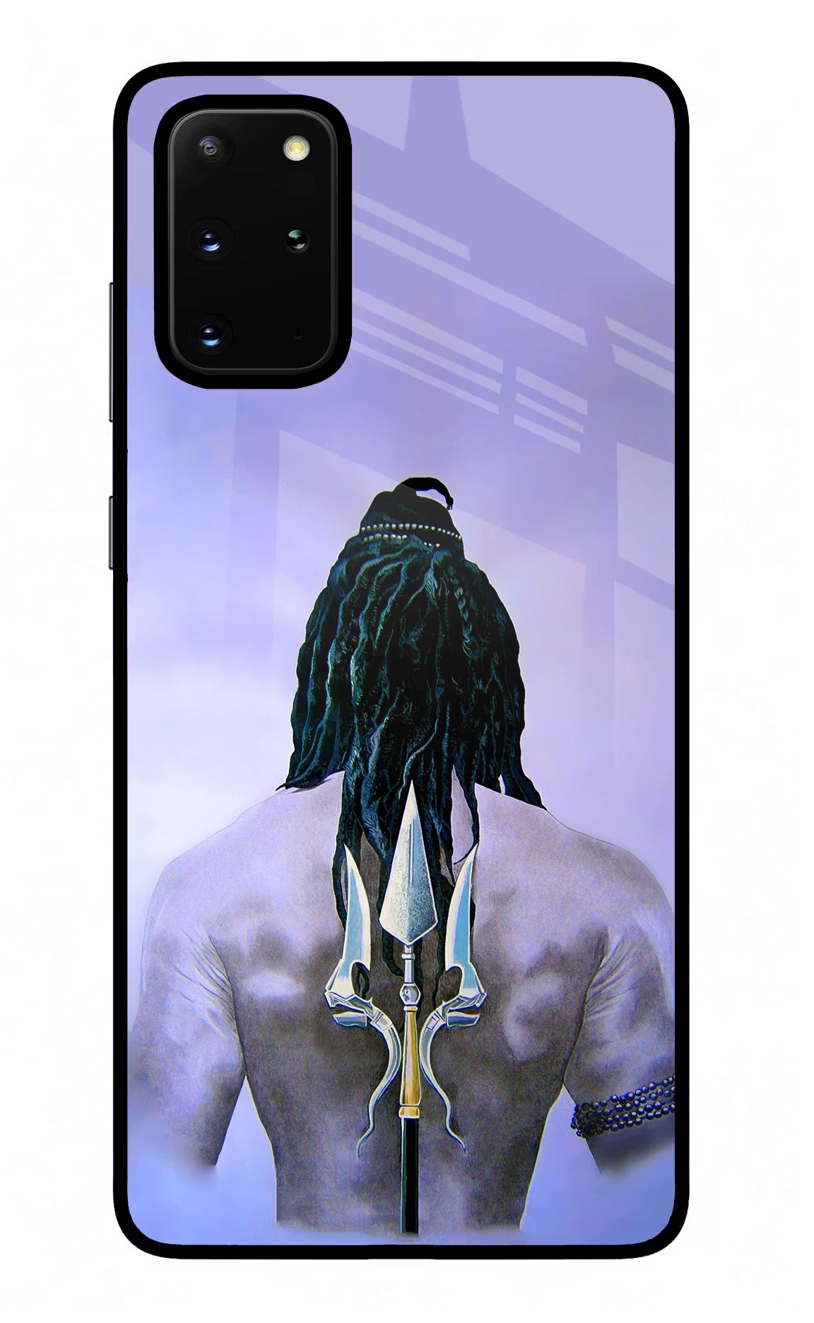 Shiva Samsung S20 Plus Back Cover - Shiva Samsung S20 Plus Glass Case Back Cover by Casekaro Shiva Samsung S20 Plus Glass Case Back Cover by Casekaro