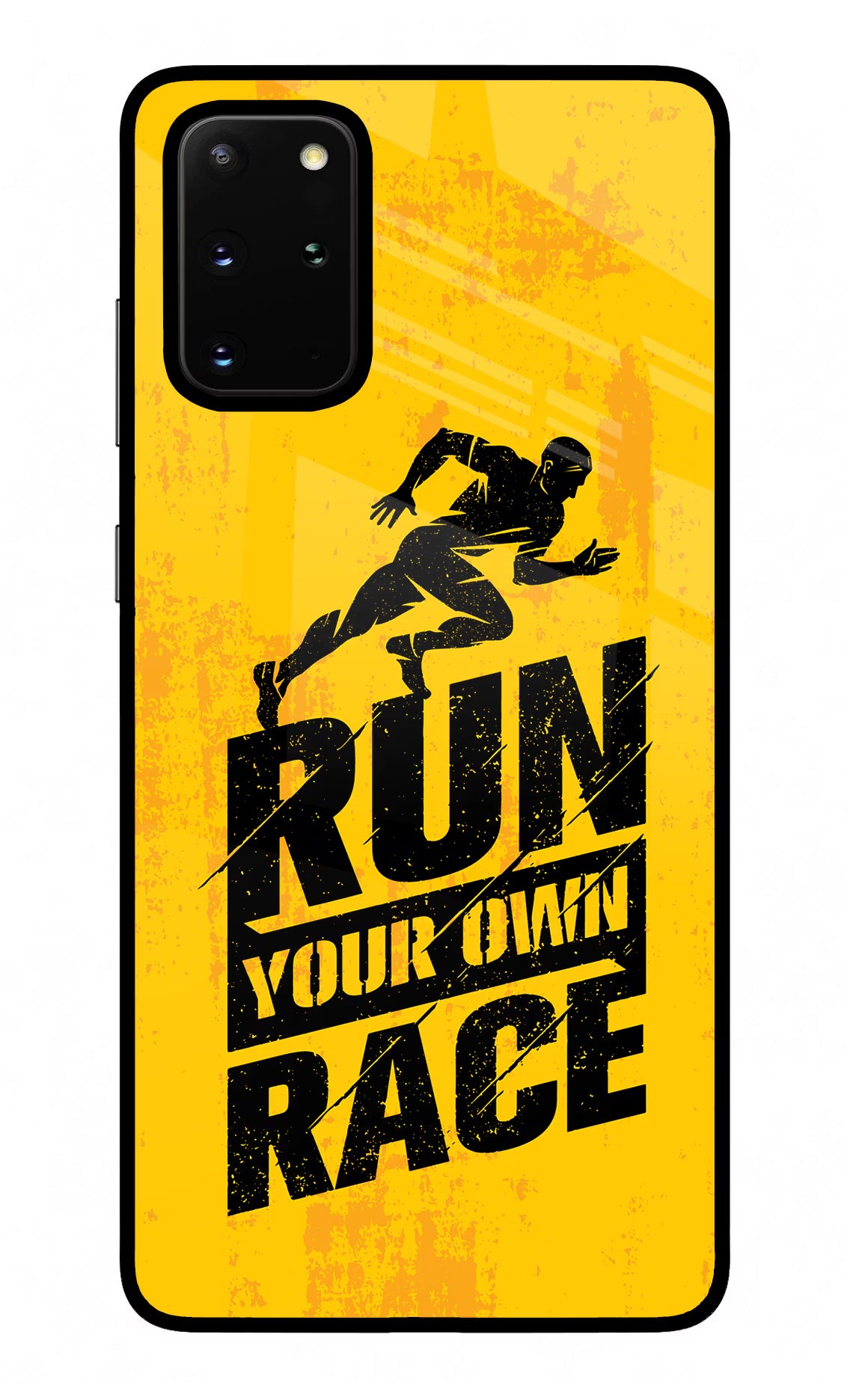 Run Your Own Race Samsung S20 Plus Glass Case - Run Your Own Race Samsung S20 Plus Glass Case Run Your Own Race Samsung S20 Plus Glass Case