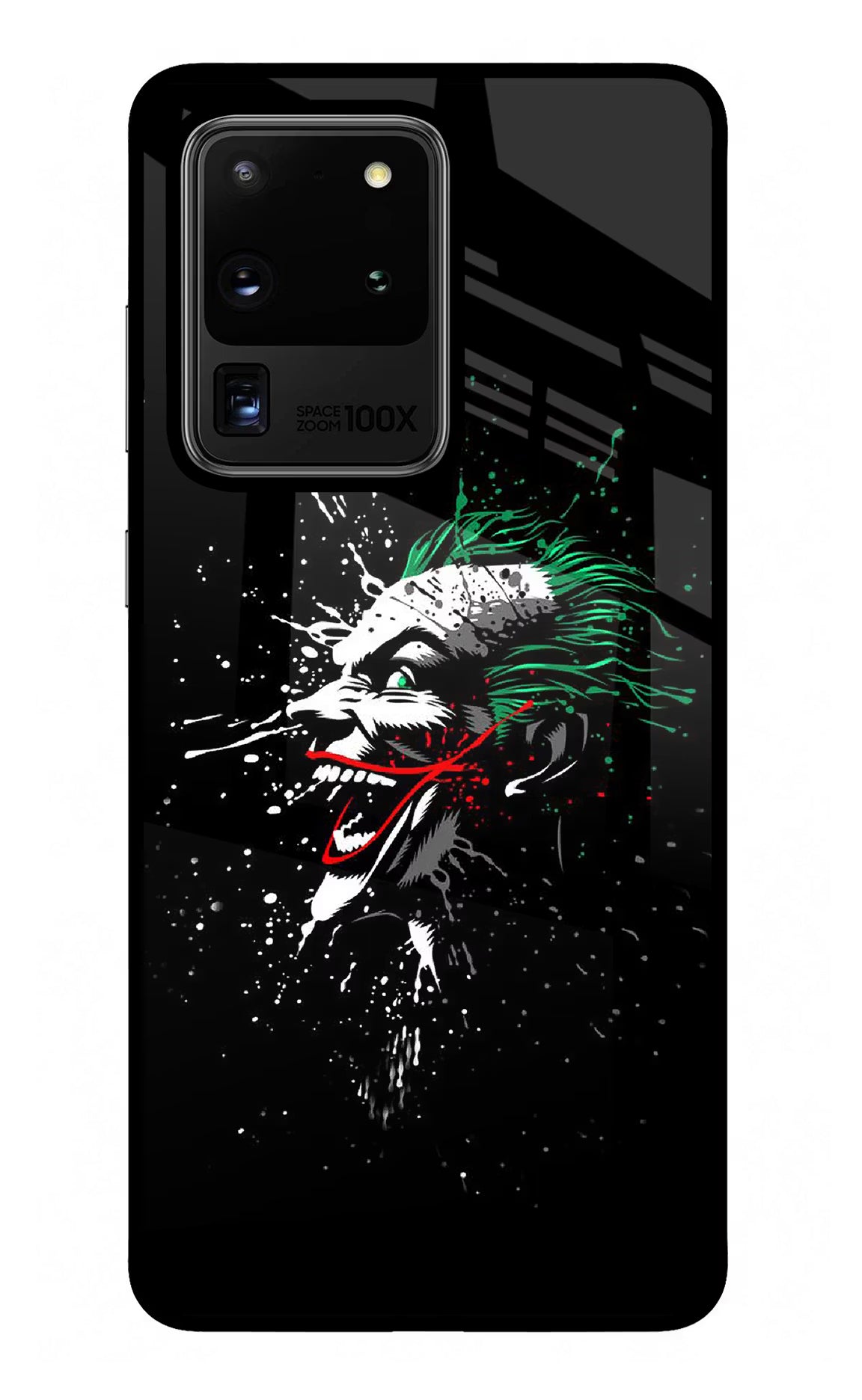 Joker Samsung S20 Ultra Back Cover - Joker Samsung S20 Ultra Glass Case Back Cover by Casekaro Joker Samsung S20 Ultra Glass Case Back Cover by Casekaro