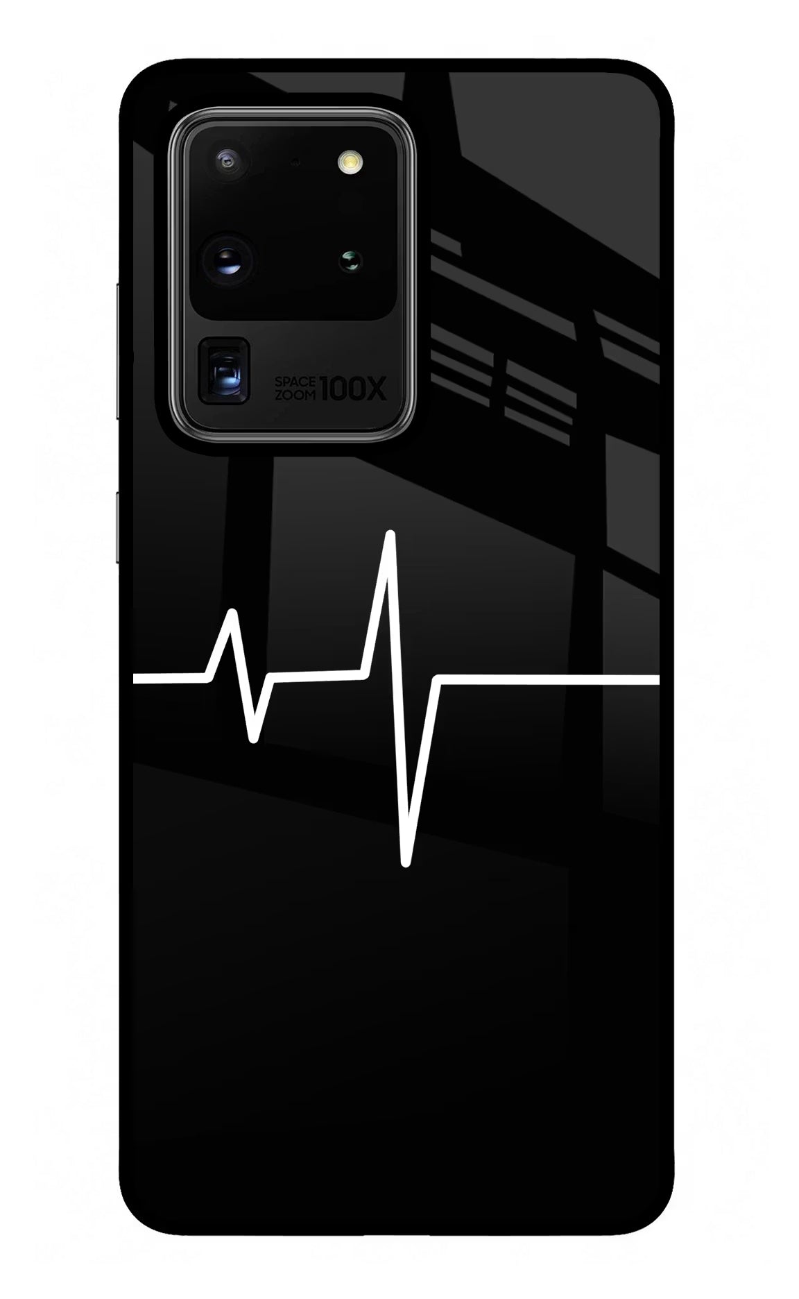 Heart Beats Samsung S20 Ultra Back Cover - Heart Beats Samsung S20 Ultra Glass Case Back Cover by Casekaro Heart Beats Samsung S20 Ultra Glass Case Back Cover by Casekaro