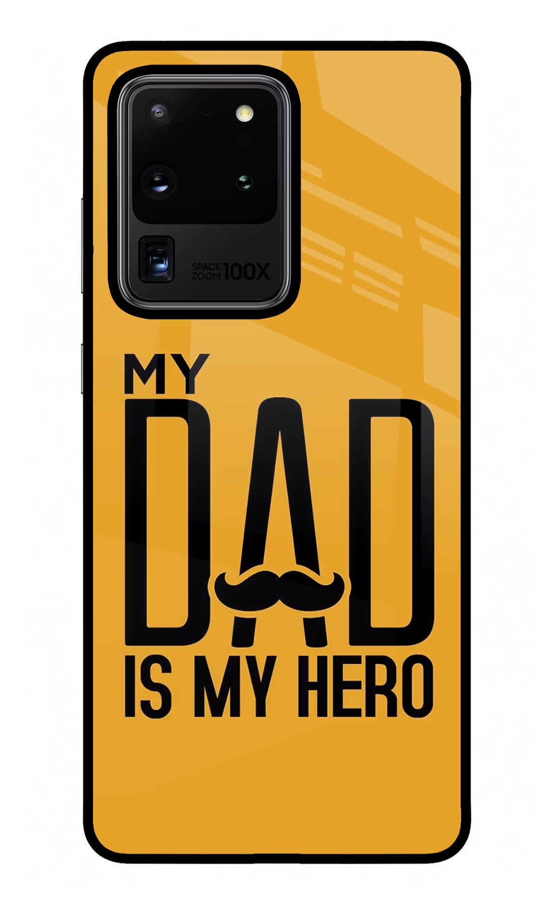My Dad Is My Hero Samsung S20 Ultra Back Cover - My Dad Is My Hero Samsung S20 Ultra Glass Case Back Cover by Casekaro My Dad Is My Hero Samsung S20 Ultra Glass Case Back Cover by Casekaro