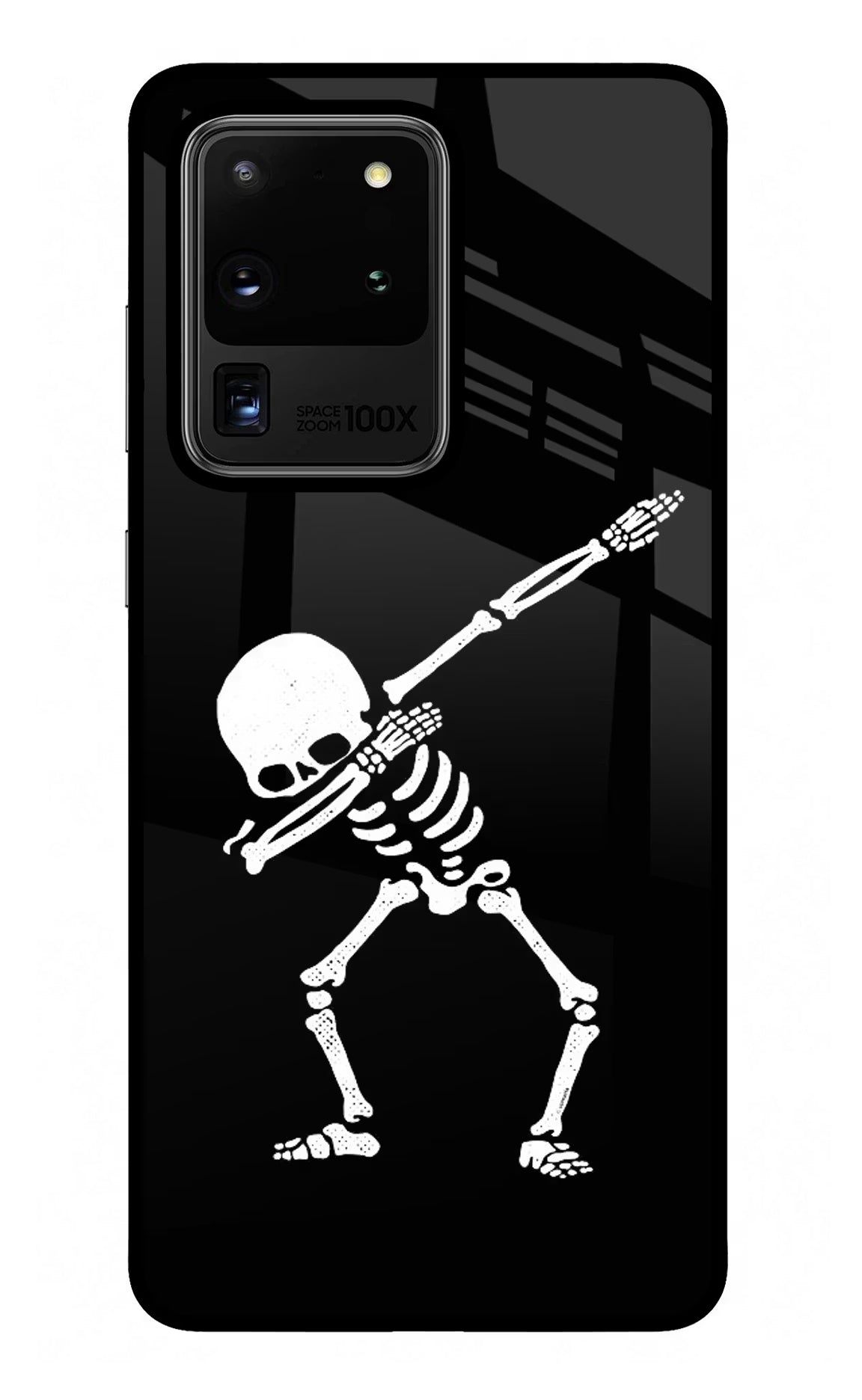 Dabbing Skeleton Art Samsung S20 Ultra Back Cover - Dabbing Skeleton Art Samsung S20 Ultra Glass Case Back Cover by Casekaro Dabbing Skeleton Art Samsung S20 Ultra Glass Case Back Cover by Casekaro