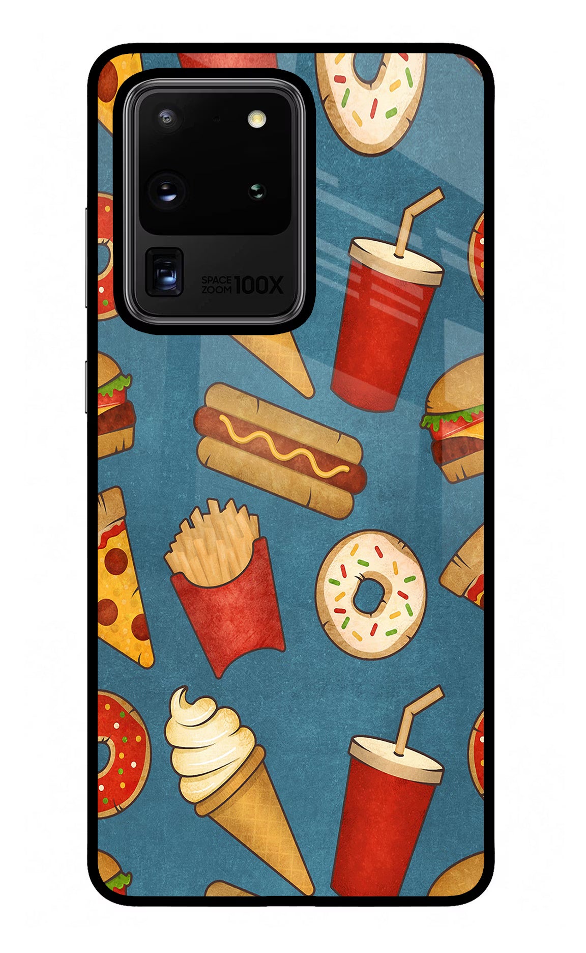 Foodie Samsung S20 Ultra Back Cover - Foodie Samsung S20 Ultra Glass Case Back Cover by Casekaro Foodie Samsung S20 Ultra Glass Case Back Cover by Casekaro