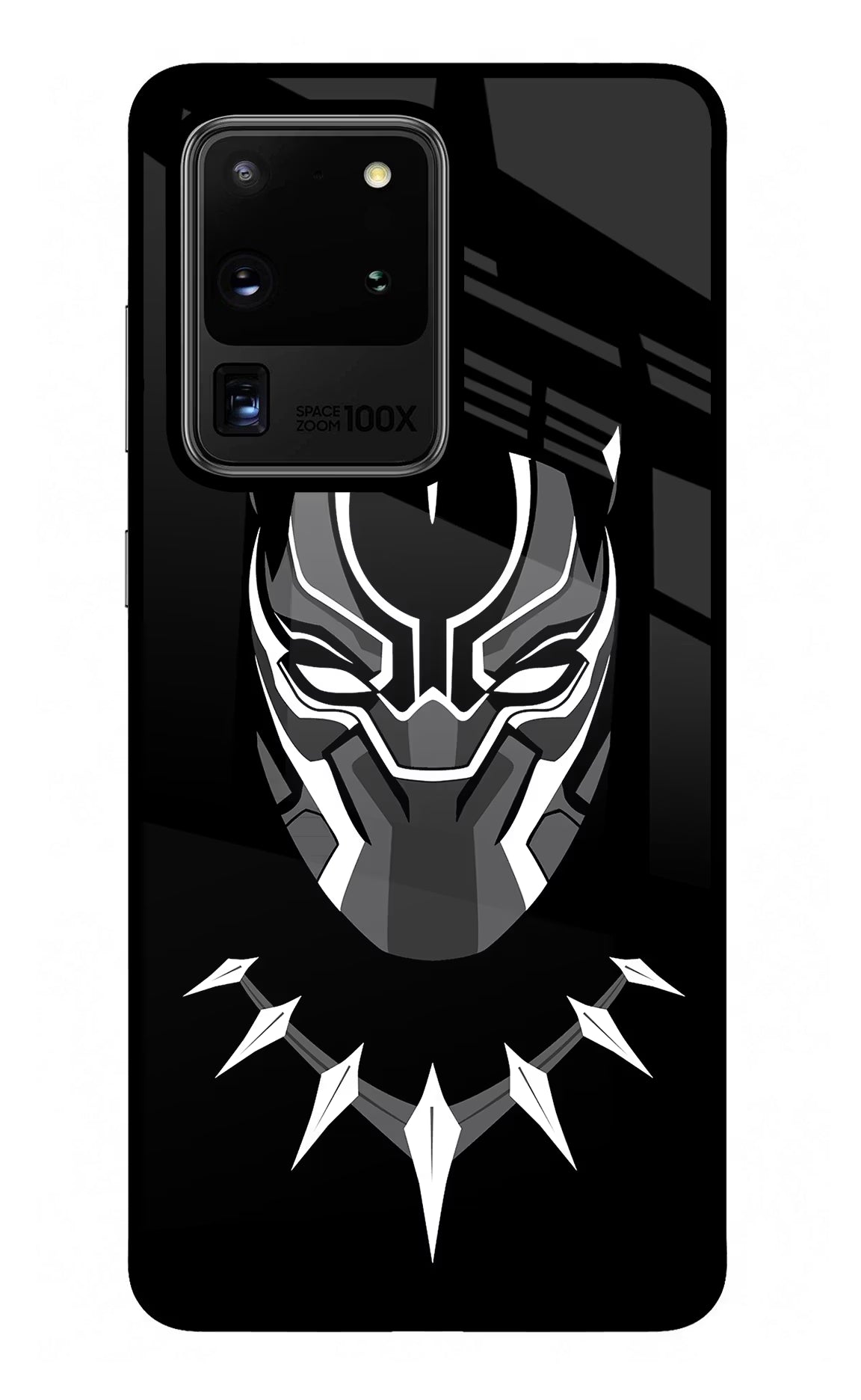 Black Panther Samsung S20 Ultra Back Cover - Black Panther Samsung S20 Ultra Glass Case Back Cover by Casekaro Black Panther Samsung S20 Ultra Glass Case Back Cover by Casekaro