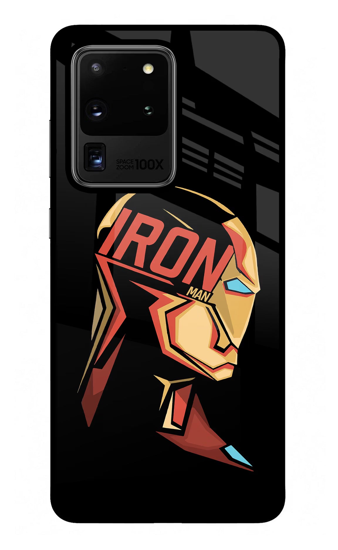 IronMan Samsung S20 Ultra Back Cover - IronMan Samsung S20 Ultra Glass Case Back Cover by Casekaro IronMan Samsung S20 Ultra Glass Case Back Cover by Casekaro