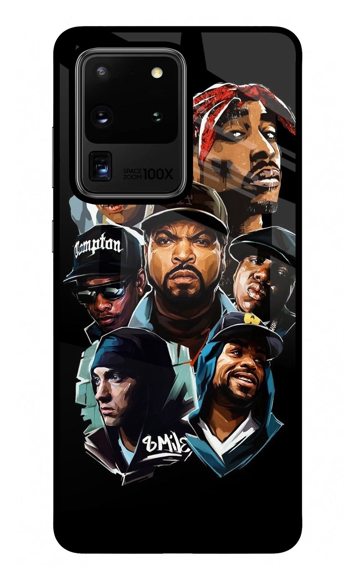 Rappers Samsung S20 Ultra Back Cover - Rappers Samsung S20 Ultra Glass Case Back Cover by Casekaro Rappers Samsung S20 Ultra Glass Case Back Cover by Casekaro
