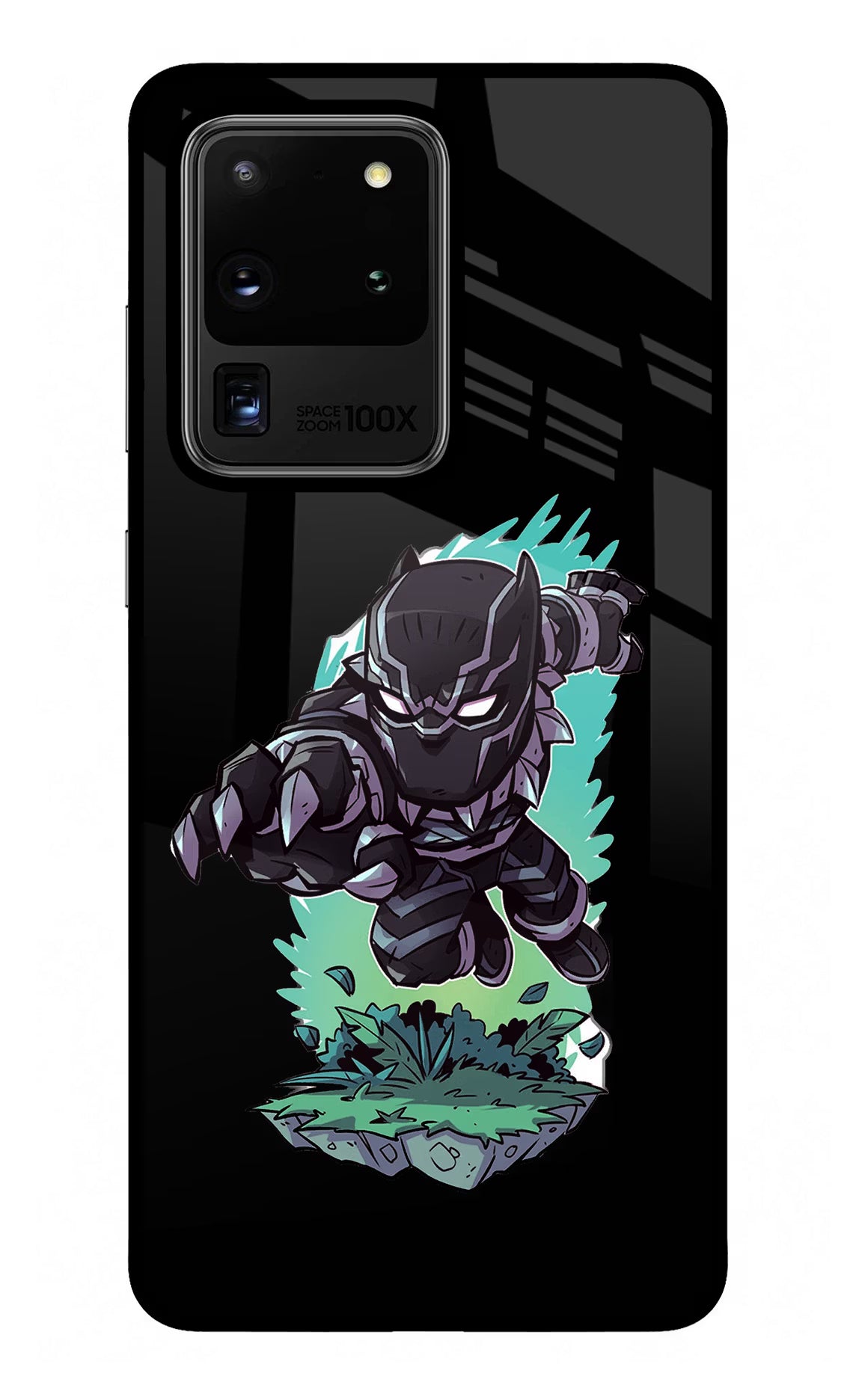 Black Panther Samsung S20 Ultra Back Cover - Black Panther Samsung S20 Ultra Glass Case Back Cover by Casekaro Black Panther Samsung S20 Ultra Glass Case Back Cover by Casekaro