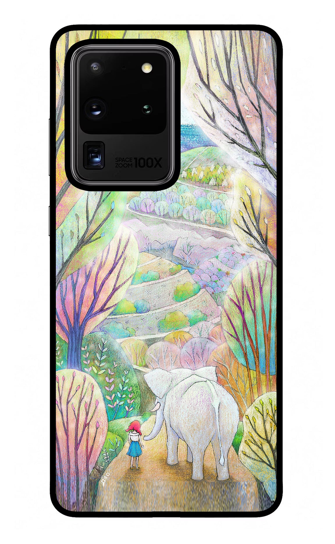 Nature Painting Samsung S20 Ultra Back Cover - Nature Painting Samsung S20 Ultra Glass Case Back Cover by Casekaro Nature Painting Samsung S20 Ultra Glass Case Back Cover by Casekaro