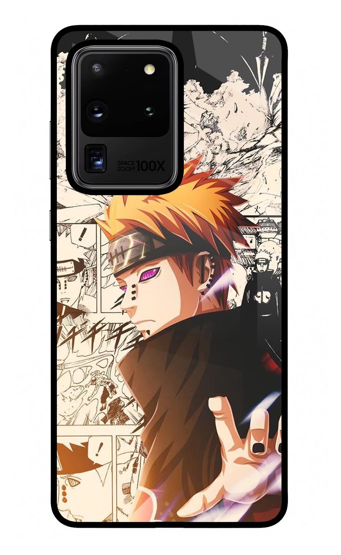 Pain Anime Samsung S20 Ultra Back Cover - Pain Anime Samsung S20 Ultra Glass Case Back Cover by Casekaro Pain Anime Samsung S20 Ultra Glass Case Back Cover by Casekaro