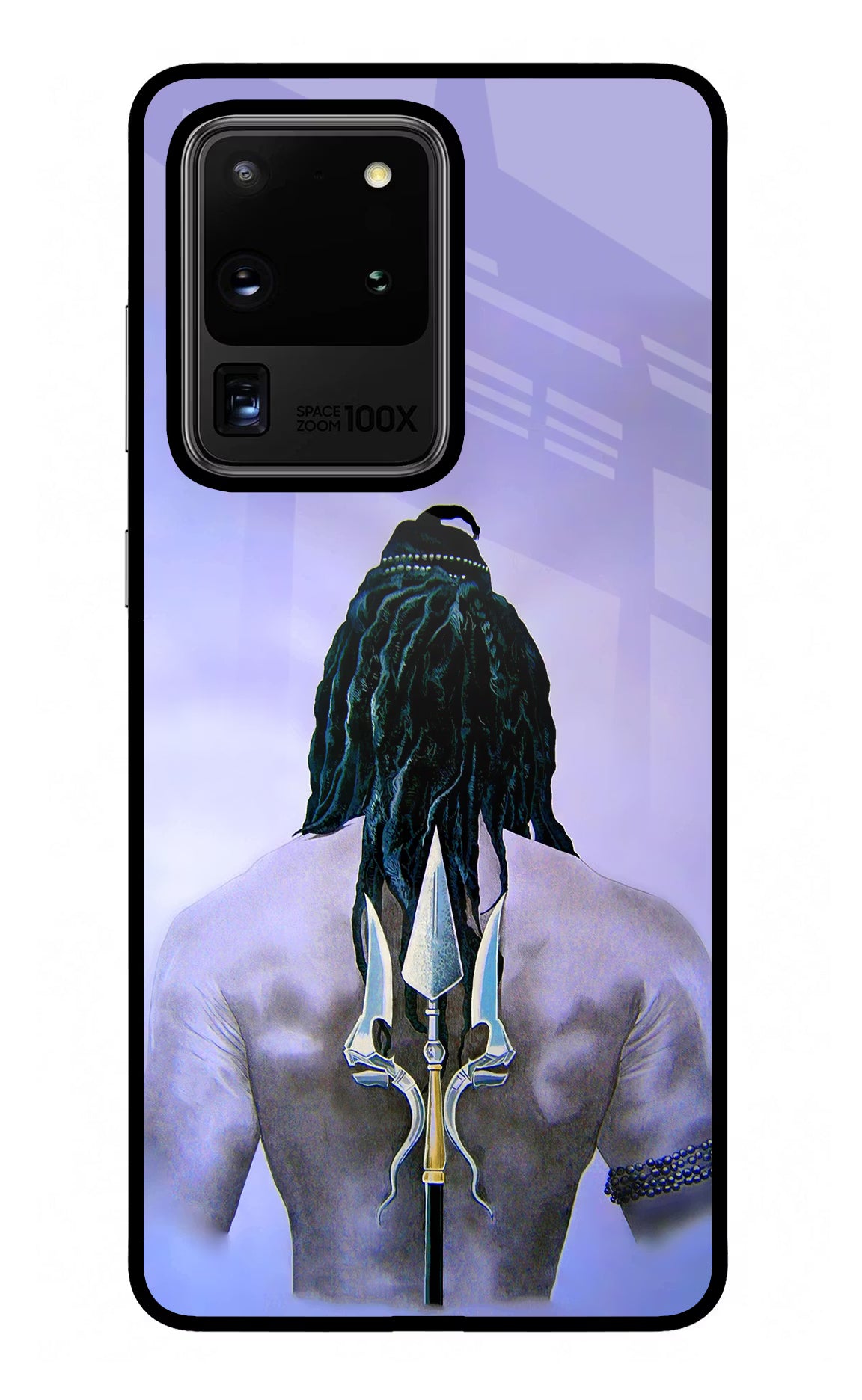 Shiva Samsung S20 Ultra Back Cover - Shiva Samsung S20 Ultra Glass Case Back Cover by Casekaro Shiva Samsung S20 Ultra Glass Case Back Cover by Casekaro