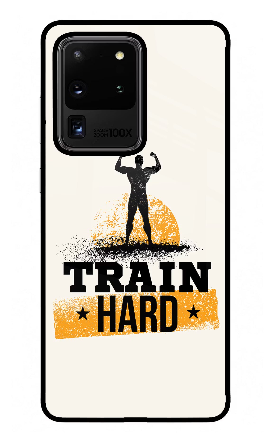 Train Hard Samsung S20 Ultra Back Cover - Train Hard Samsung S20 Ultra Glass Case Back Cover by Casekaro Train Hard Samsung S20 Ultra Glass Case Back Cover by Casekaro