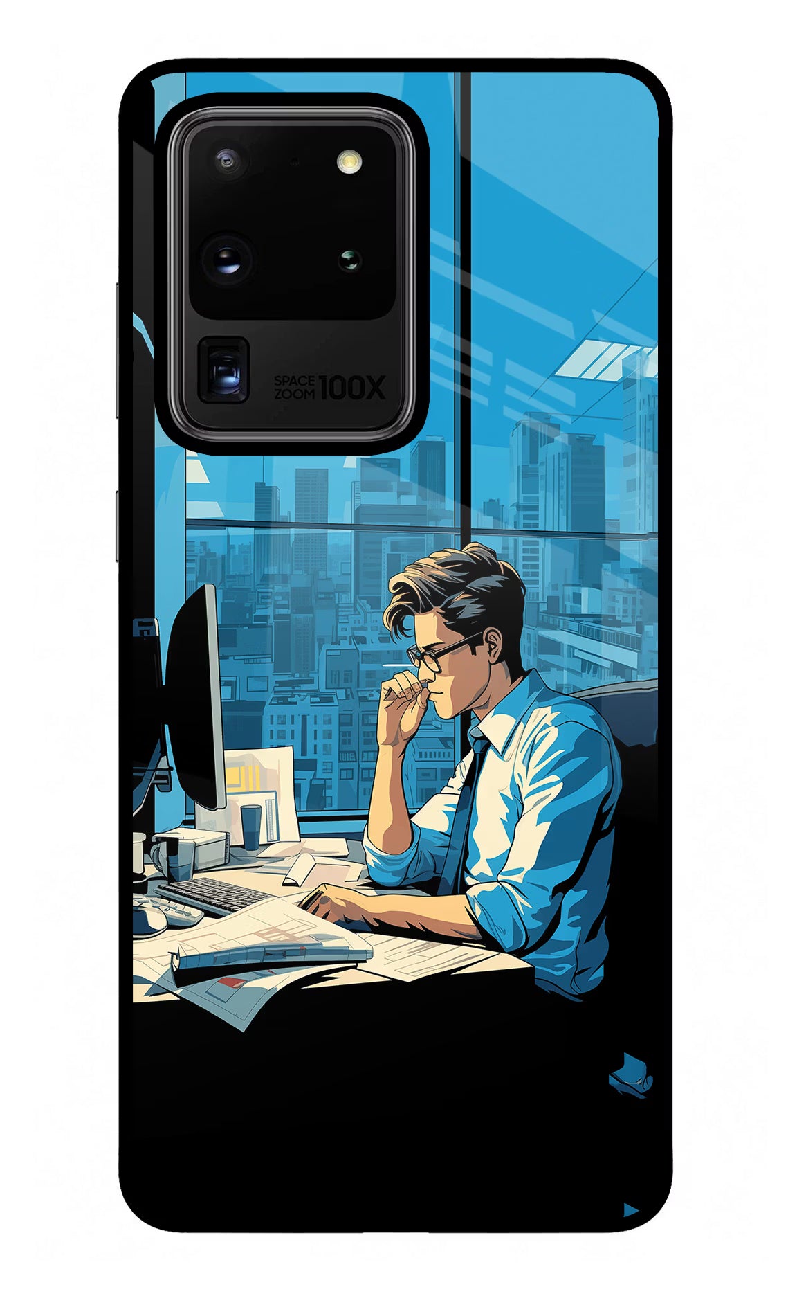 Focused Hustler (AI Generated) Samsung S20 Ultra Glass Case - Focused Hustler (AI Generated) Samsung S20 Ultra Glass Case Focused Hustler (AI Generated) Samsung S20 Ultra Glass Case