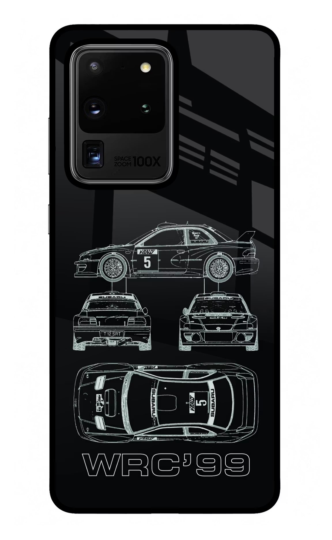 WRC'99 Samsung S20 Ultra Back Cover - WRC'99 Samsung S20 Ultra Glass Case Back Cover by Casekaro WRC'99 Samsung S20 Ultra Glass Case Back Cover by Casekaro