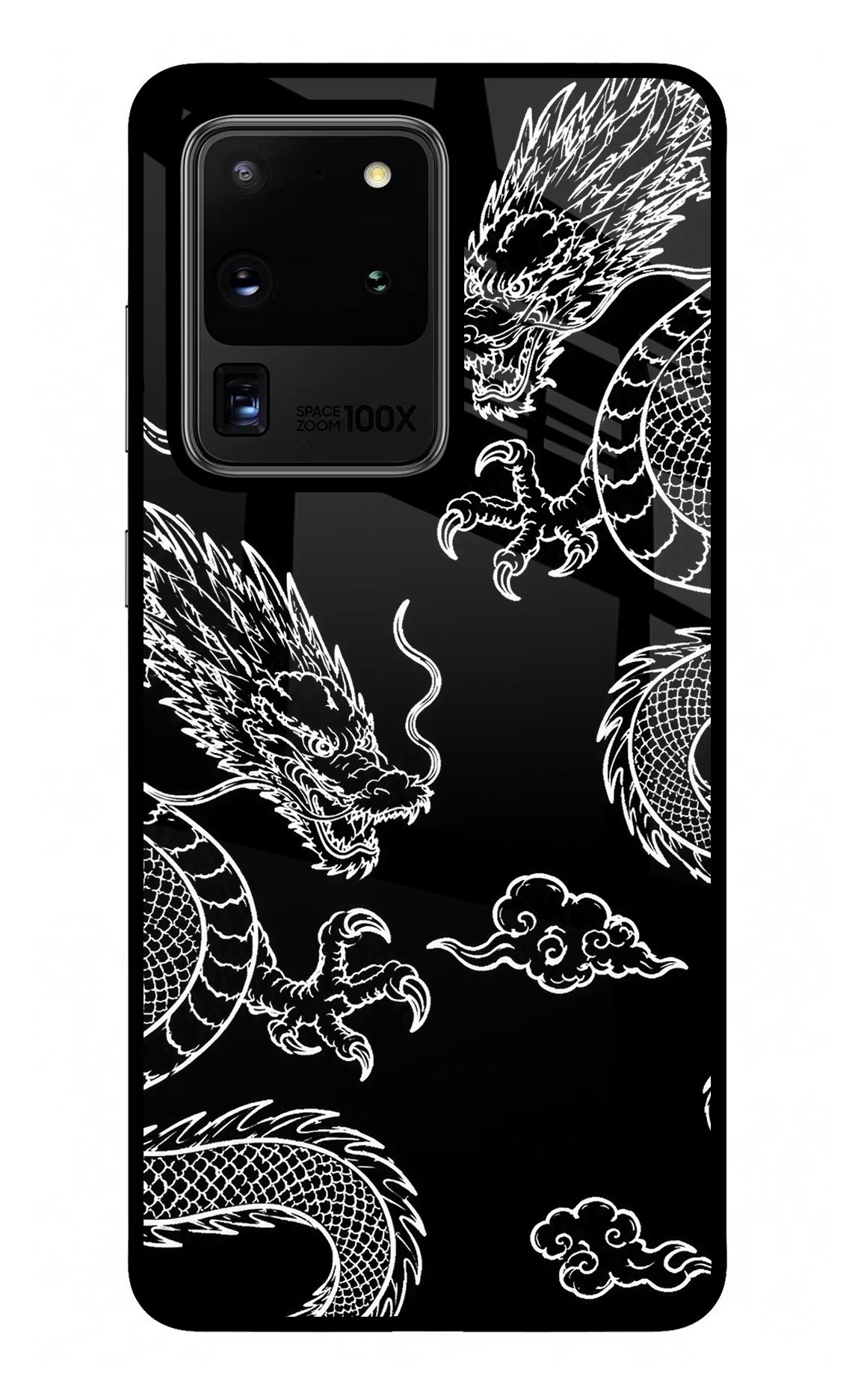 Twin Dragons Samsung S20 Ultra Glass Case - Twin Dragons Samsung S20 Ultra Glass Case Twin Dragons Samsung S20 Ultra Glass Case