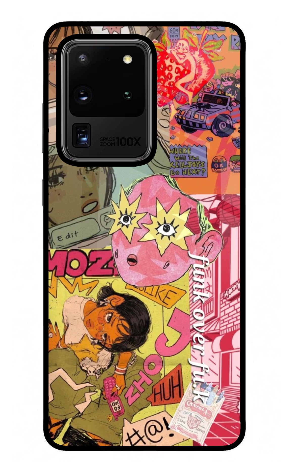 Funkover Samsung S20 Ultra Glass Case - Funkover Samsung S20 Ultra Glass Case Funkover Samsung S20 Ultra Glass Case