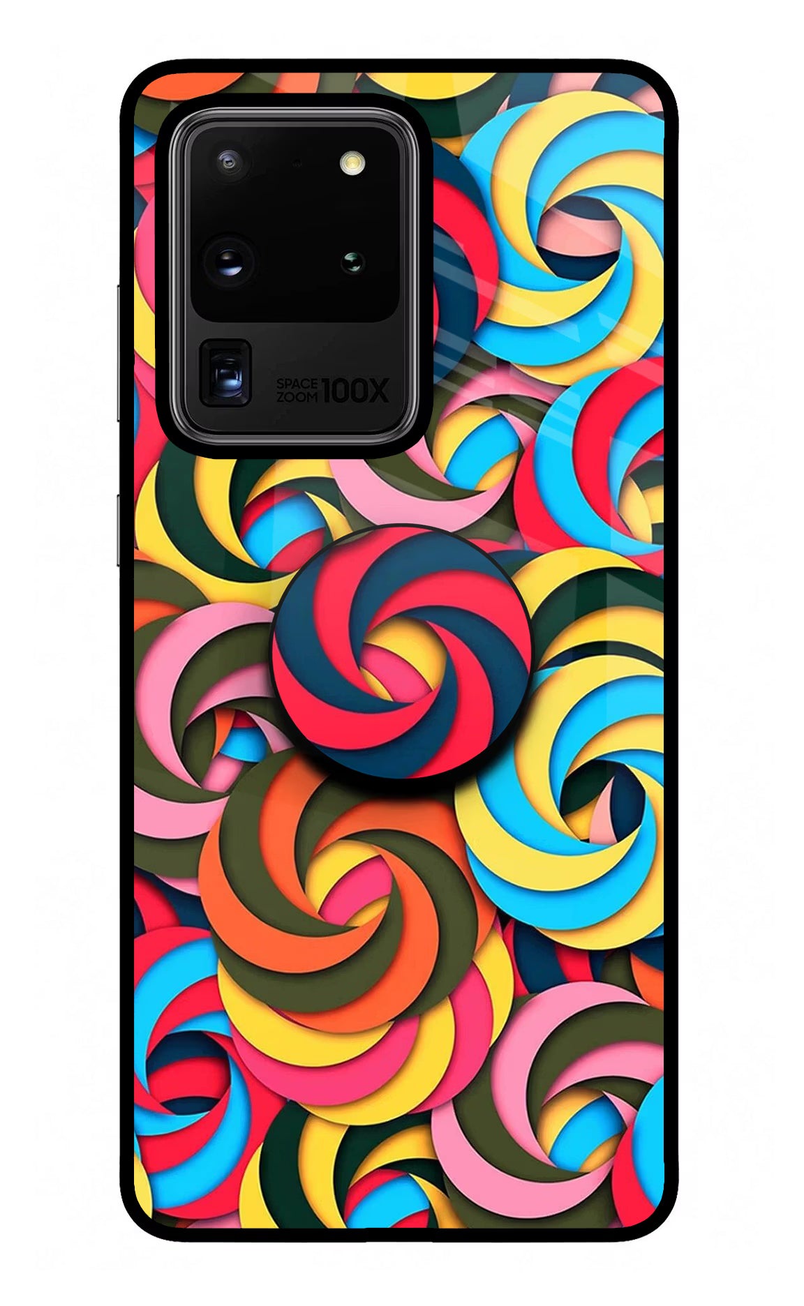 Spiral Pattern Samsung S20 Ultra Pop Case - Spiral Pattern Samsung S20 Ultra Pop Case by Casekaro Spiral Pattern Samsung S20 Ultra Pop Case by Casekaro