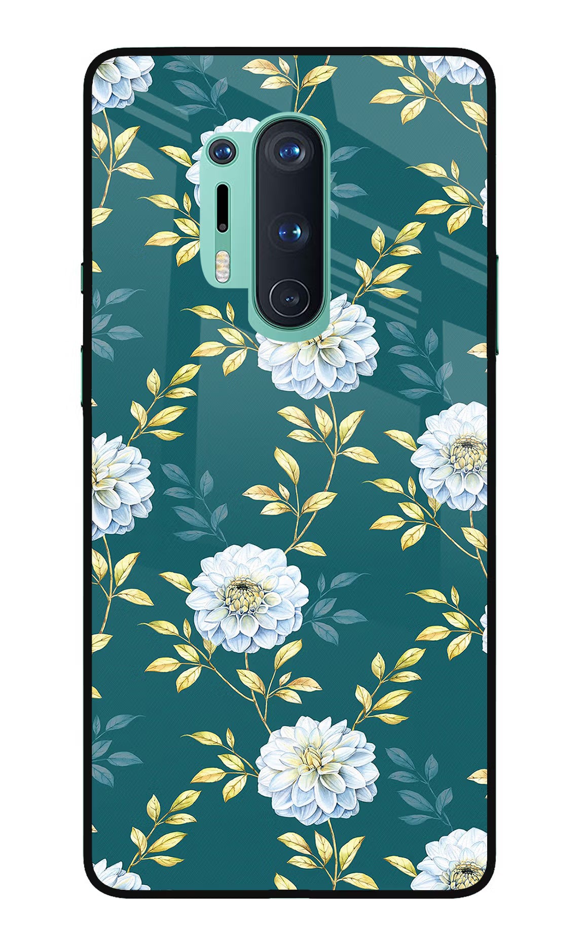 Flowers Oneplus 8 Pro Glass Case - Flowers Oneplus 8 Pro Glass Case Flowers Oneplus 8 Pro Glass Case
