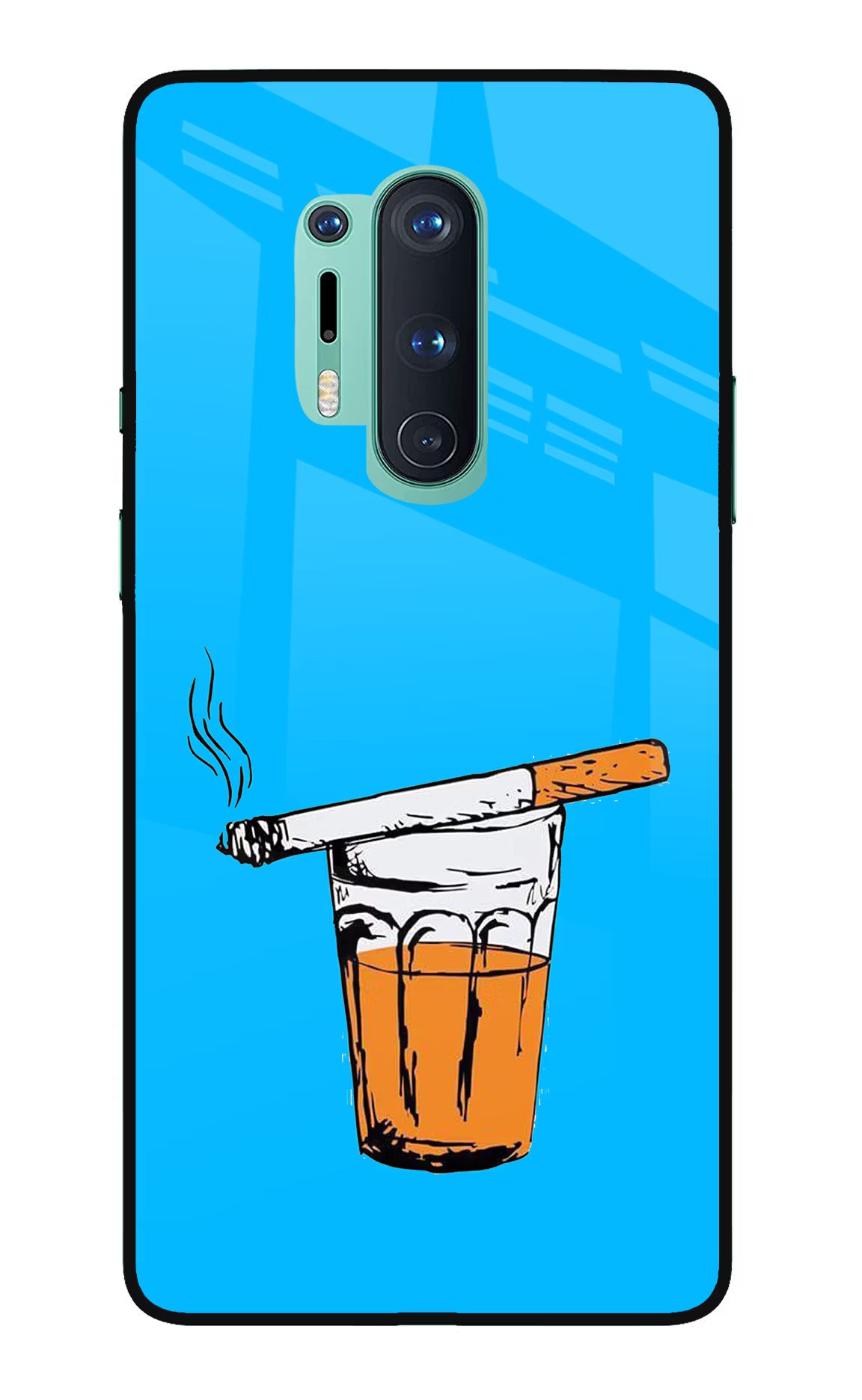 Chai Sutta Oneplus 8 Pro Glass Case - Chai Sutta Oneplus 8 Pro Glass Case Chai Sutta Oneplus 8 Pro Glass Case