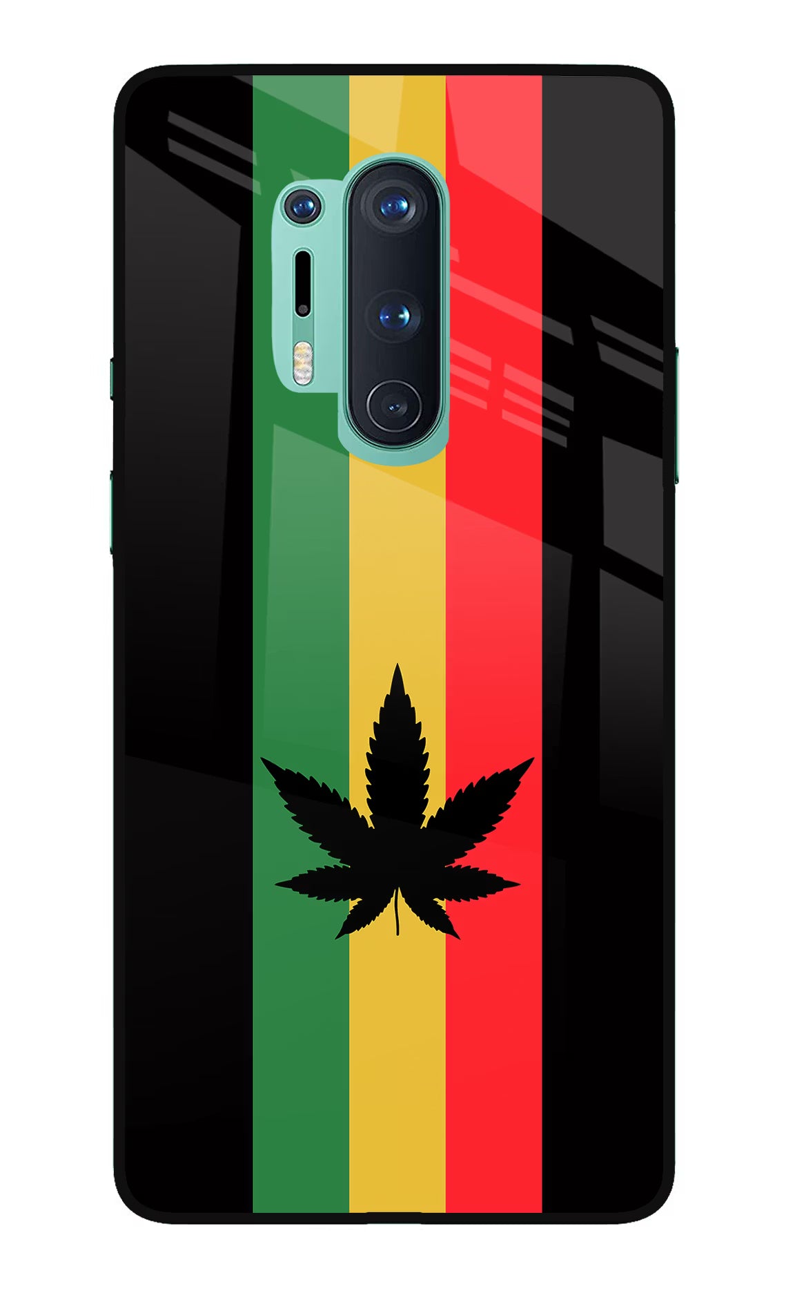 Weed Flag Oneplus 8 Pro Glass Case - Weed Flag Oneplus 8 Pro Glass Case Weed Flag Oneplus 8 Pro Glass Case