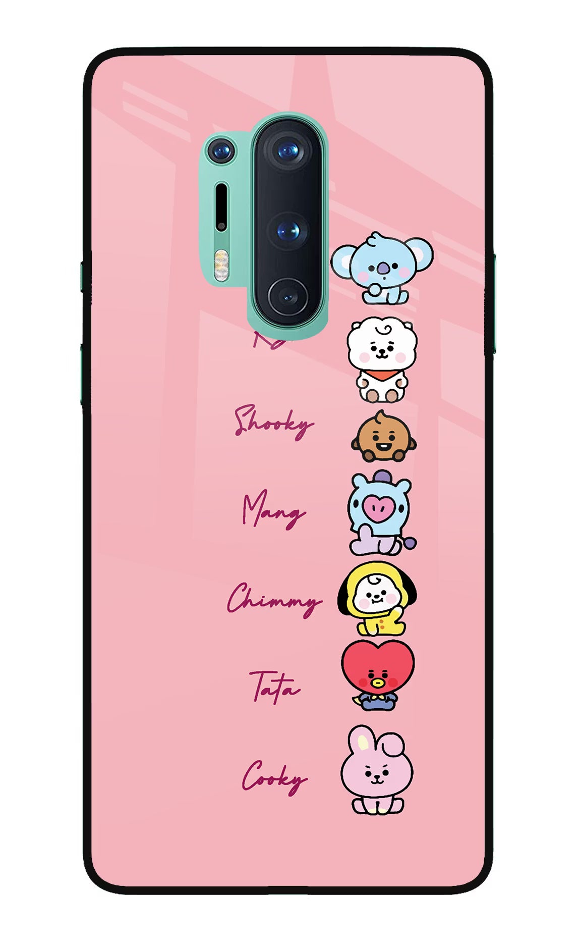 BTS names Oneplus 8 Pro Glass Case - BTS names Oneplus 8 Pro Glass Case BTS names Oneplus 8 Pro Glass Case