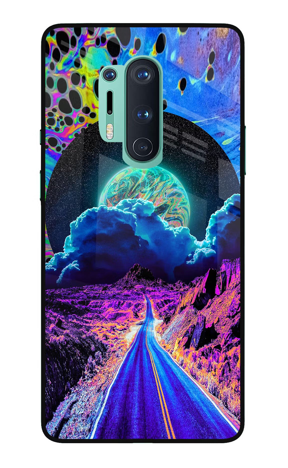 Psychedelic Painting Oneplus 8 Pro Glass Case - Psychedelic Painting Oneplus 8 Pro Glass Case Psychedelic Painting Oneplus 8 Pro Glass Case