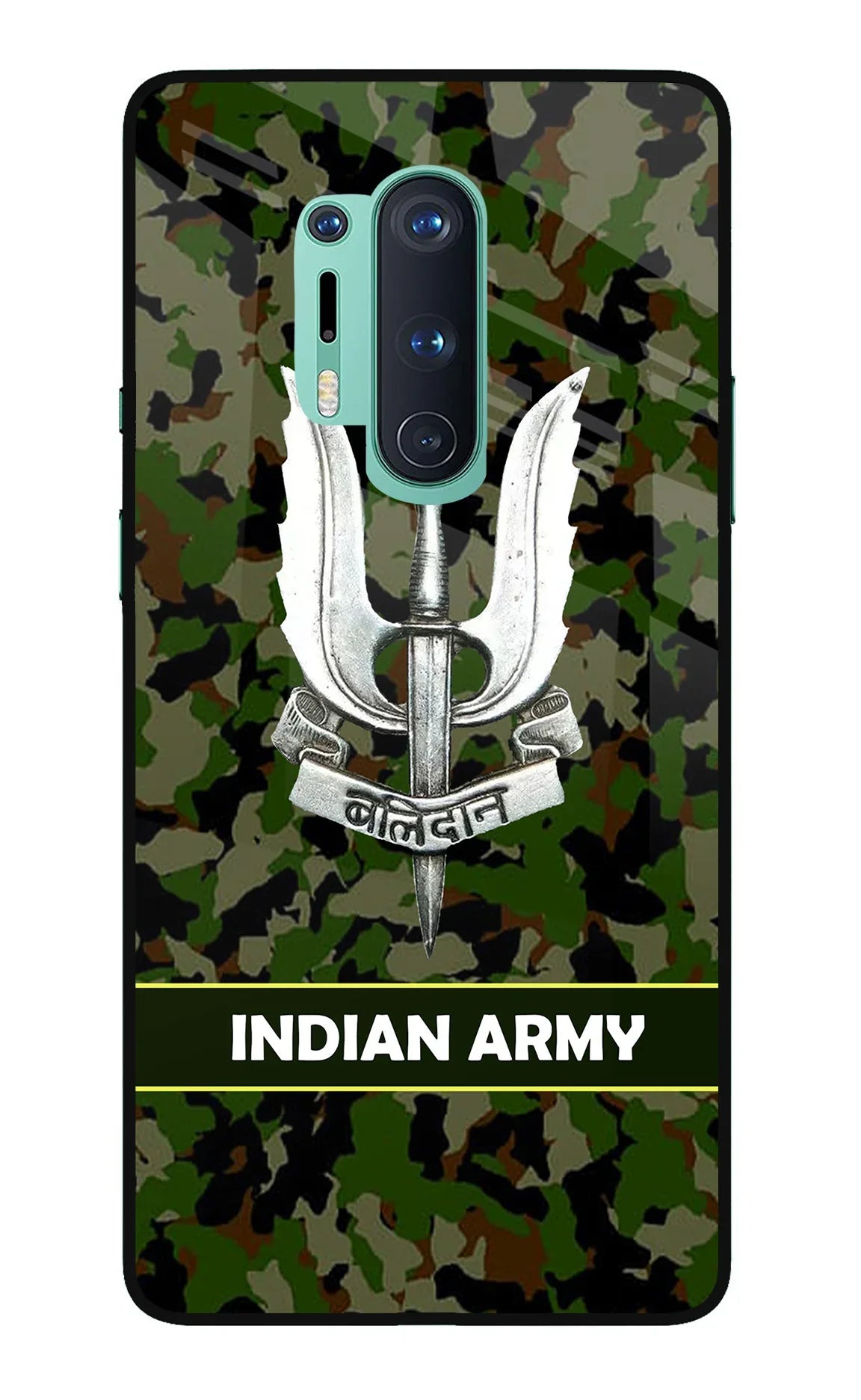 Balidan Indian Logo Oneplus 8 Pro Glass Case - Balidan Indian Logo Oneplus 8 Pro Glass Case Balidan Indian Logo Oneplus 8 Pro Glass Case