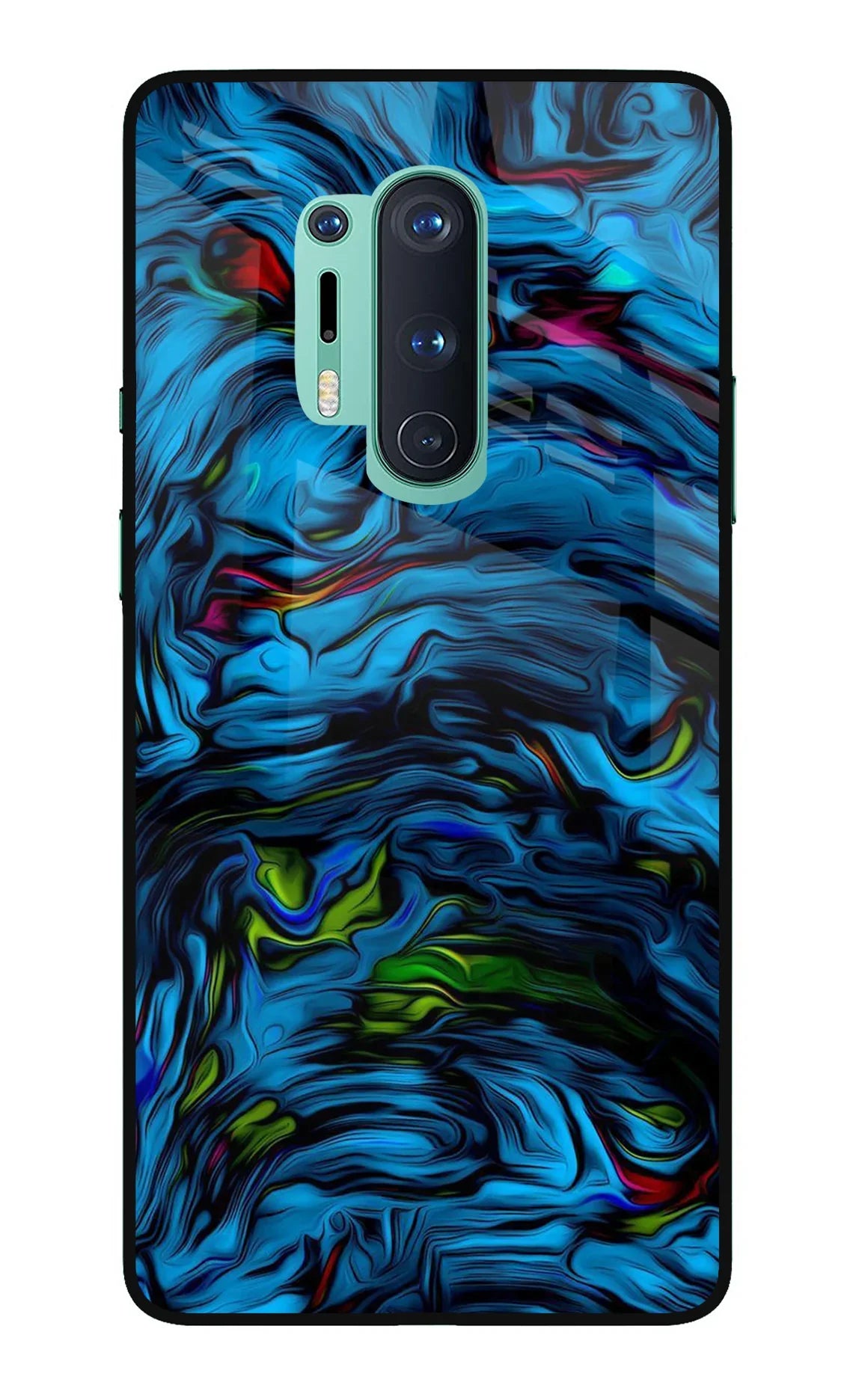 Dark Blue Abstract Oneplus 8 Pro Glass Case - Dark Blue Abstract Oneplus 8 Pro Glass Case Dark Blue Abstract Oneplus 8 Pro Glass Case