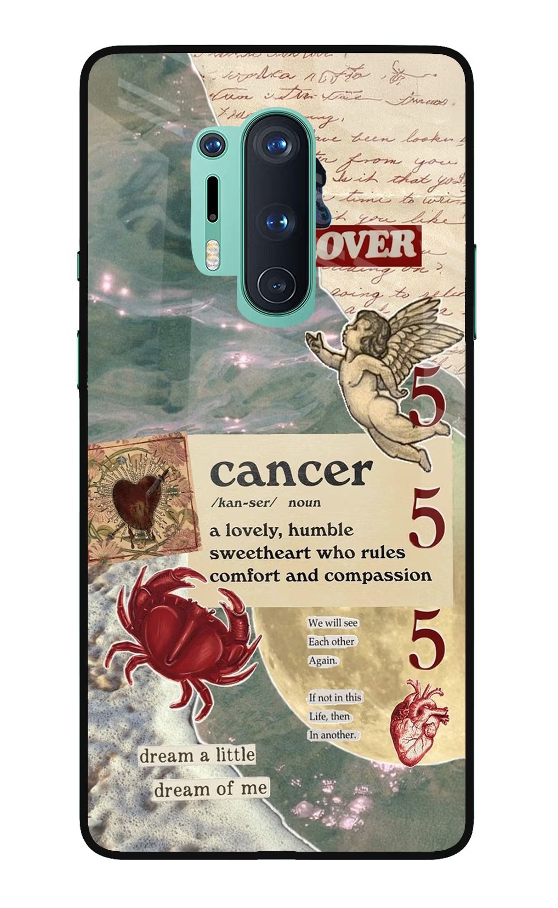 Cancer Zodiac Oneplus 8 Pro Glass Case - Cancer Zodiac Oneplus 8 Pro Glass Case Cancer Zodiac Oneplus 8 Pro Glass Case