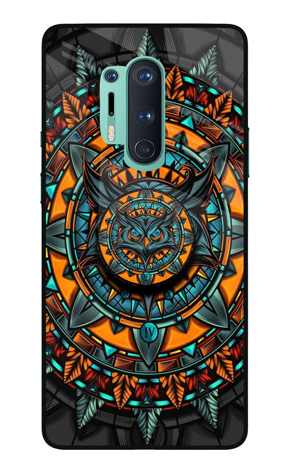 Angry Owl Oneplus 8 Pro Glass Case - Angry Owl Oneplus 8 Pro Glass Case Angry Owl Oneplus 8 Pro Glass Case