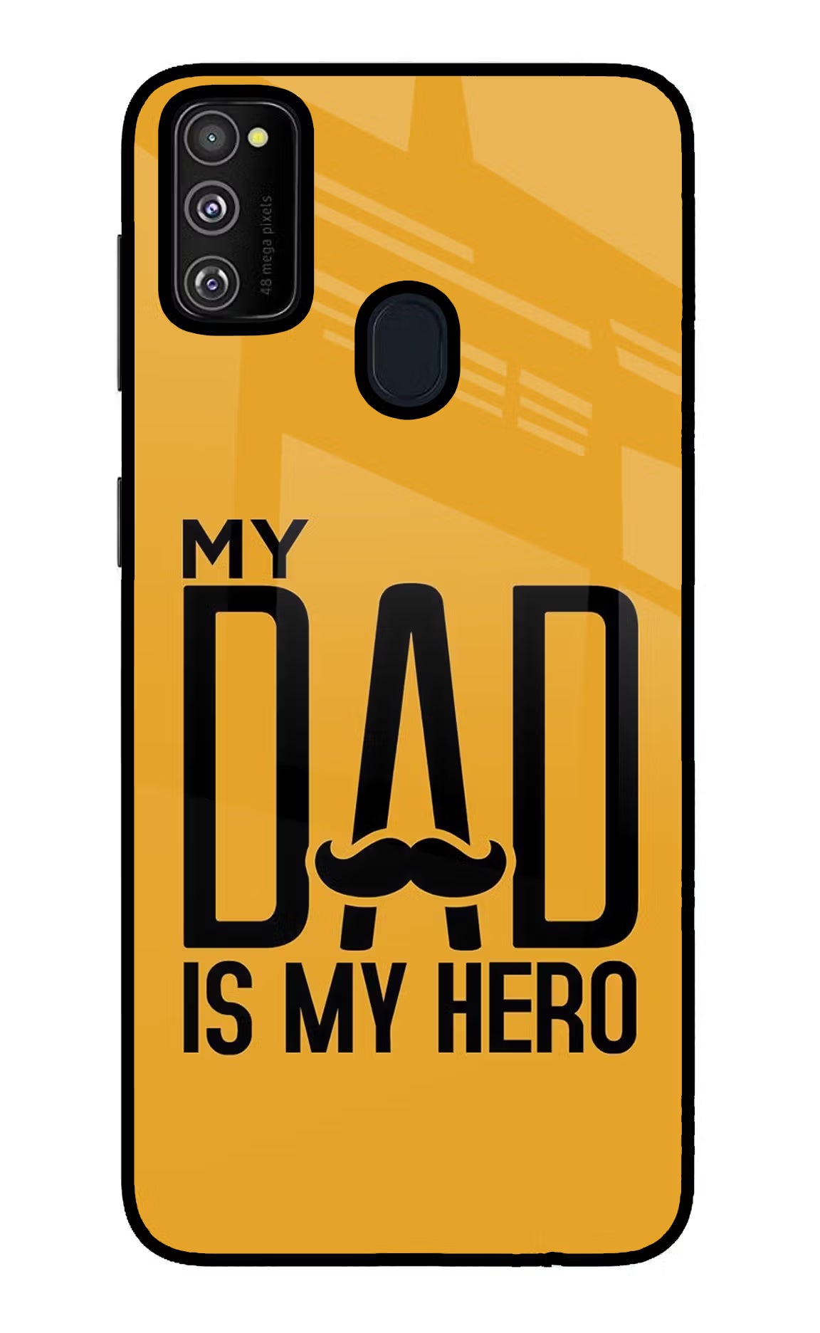 My Dad Is My Hero Samsung M21 2020 Glass Case - My Dad Is My Hero Samsung M21 2020 Glass Case My Dad Is My Hero Samsung M21 2020 Glass Case